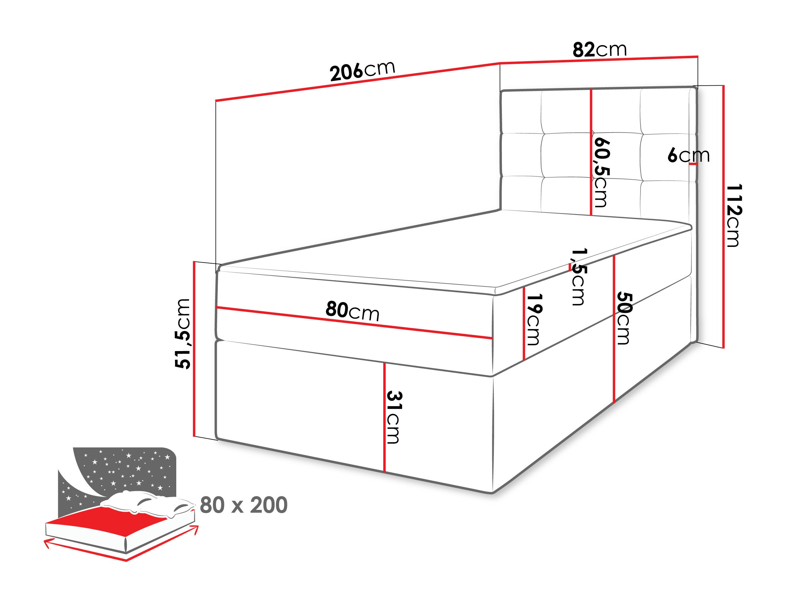 Boxspringbett Comfivo Osculum II (Lambi 03)