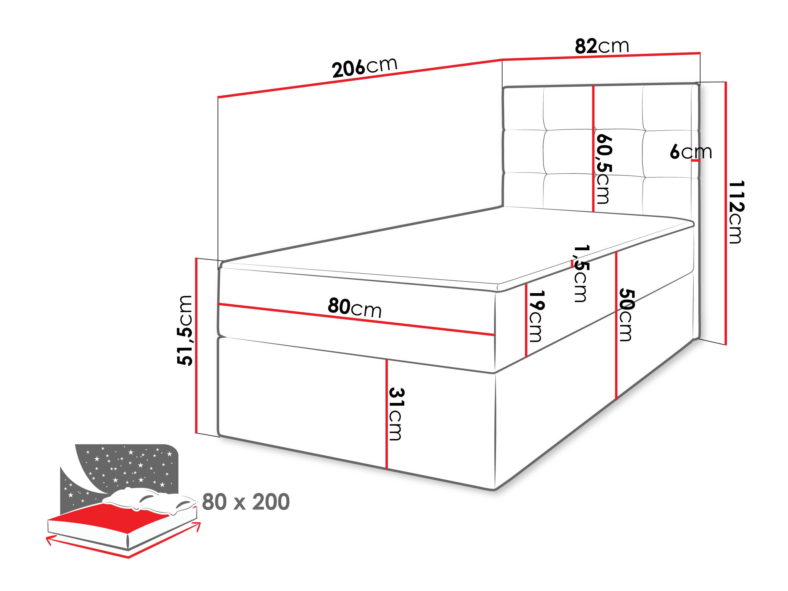 Boxspringbett Comfivo Osculum II (Lambi 06)