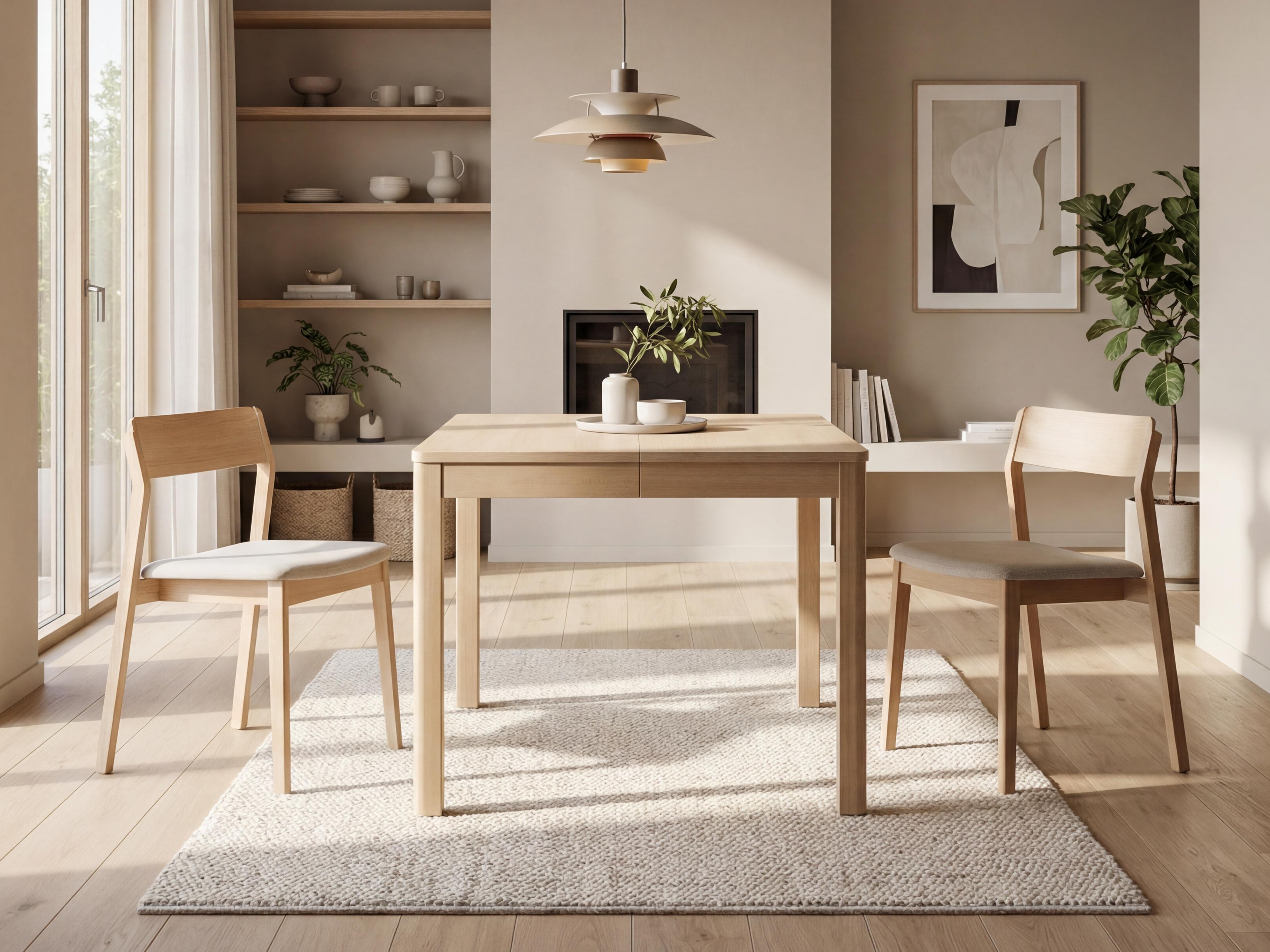 Tisch Valdosta 104 (Buche + Eichenholzoptik)