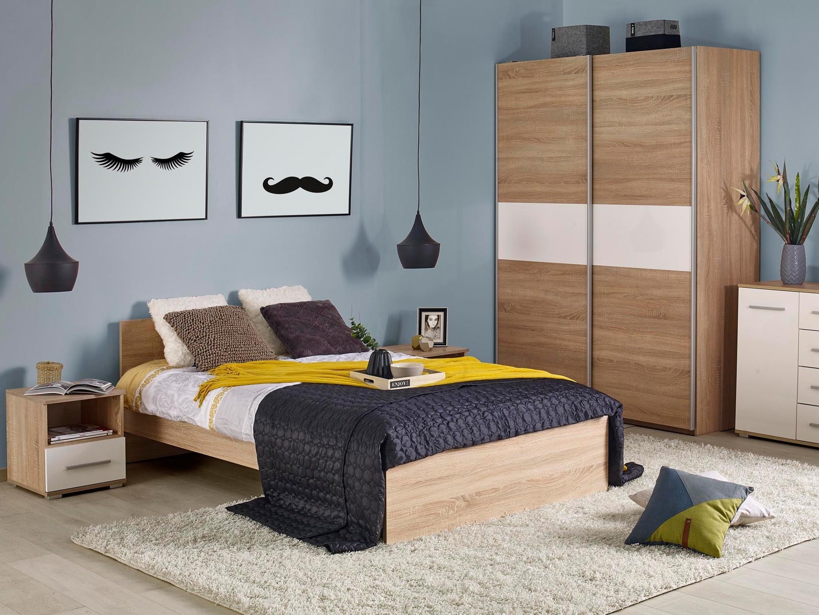 Bett Cirveso 104 (Sonoma eichenholz)