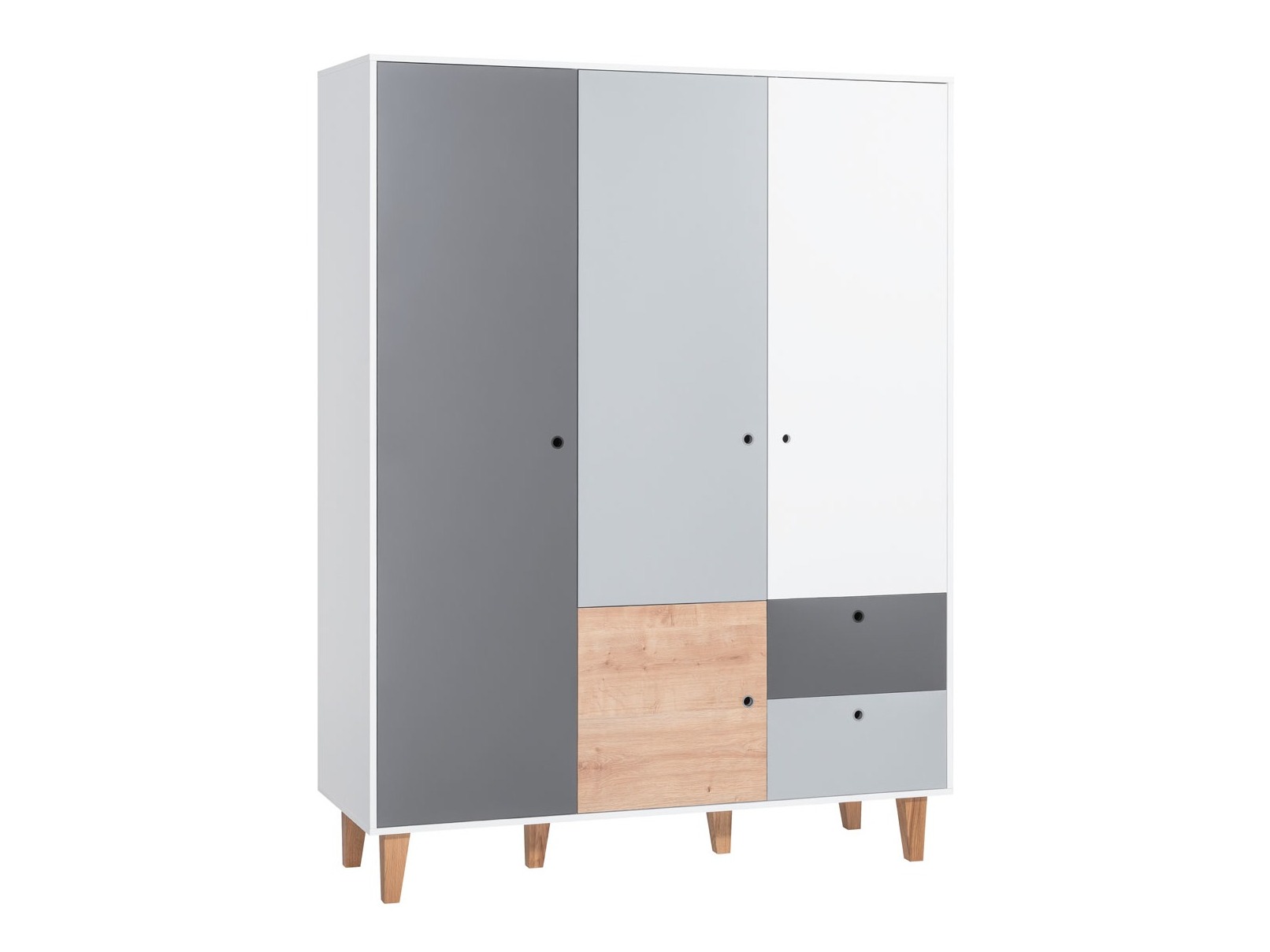 Kleiderschrank Domfera 101 (Eichenholzoptik)