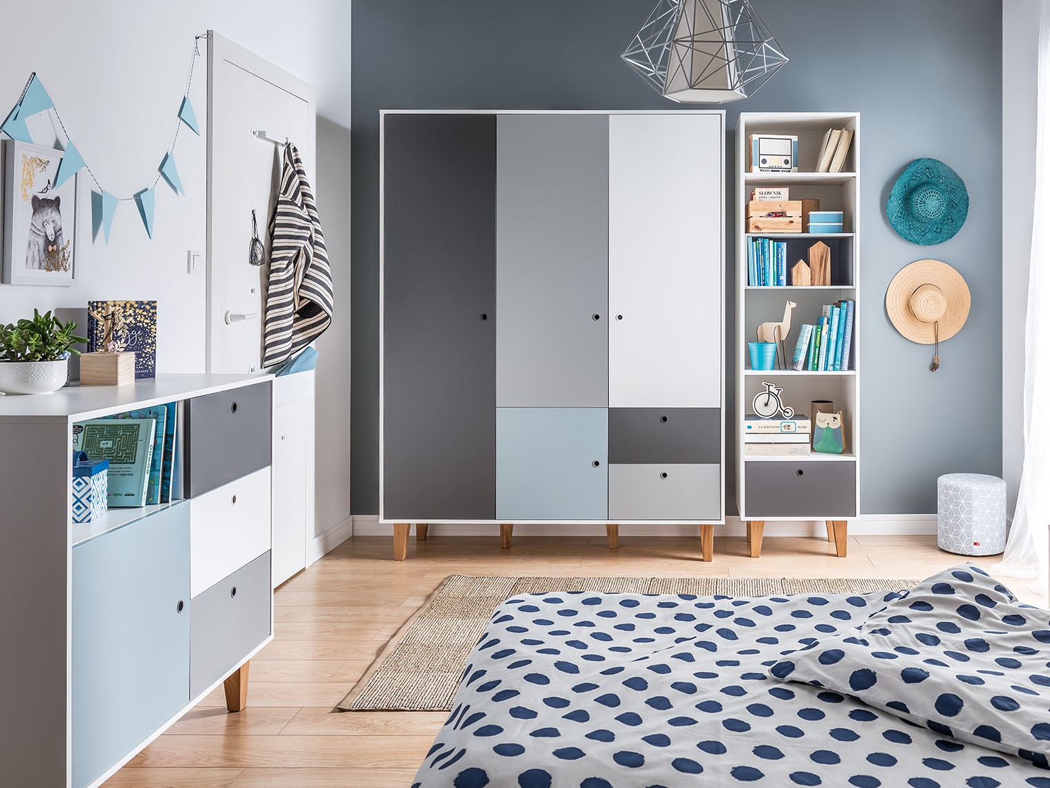 Kommoden Domfera 103 (Hellblau)