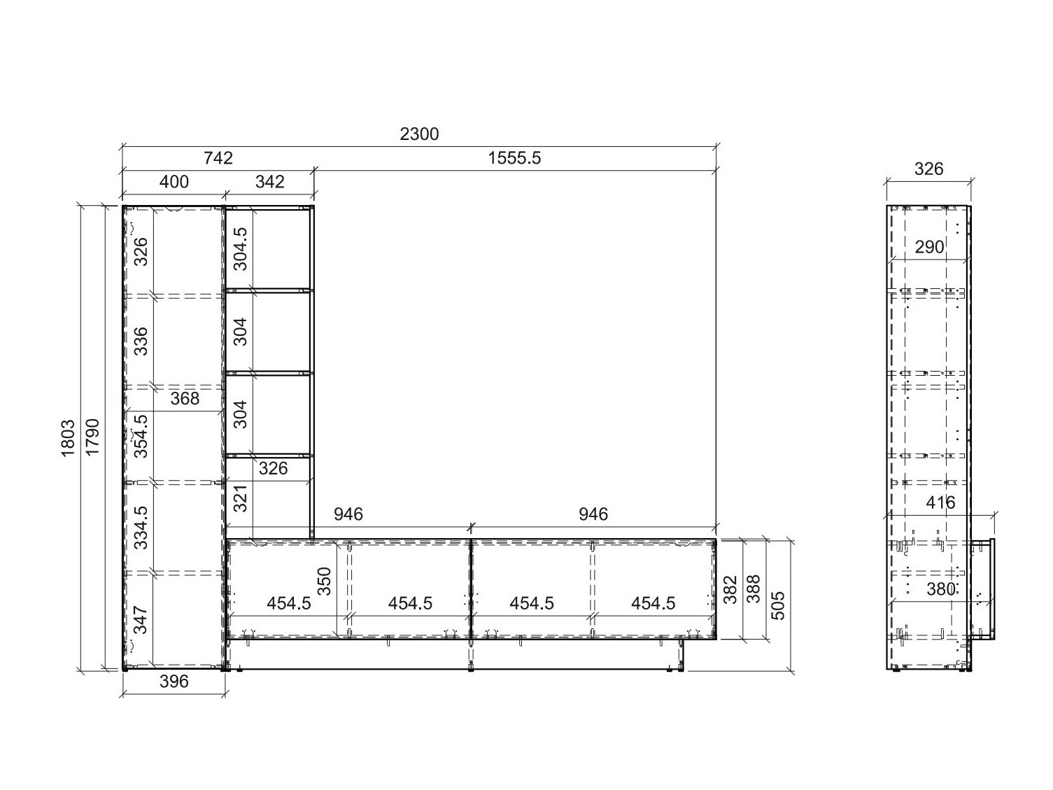 Wohnzimmer-Sets Ontario 224