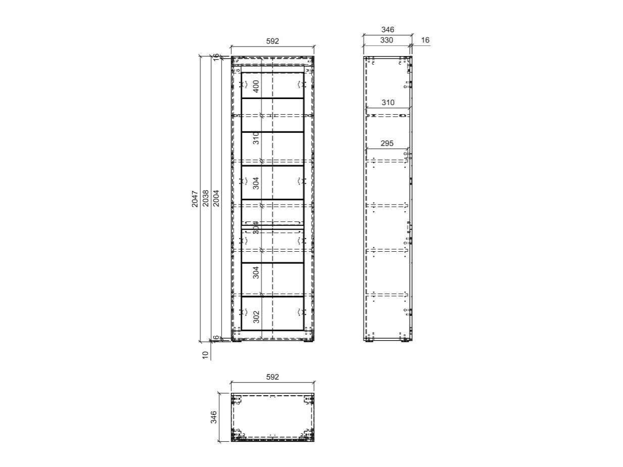 Kleiderschrank Ophtola 100