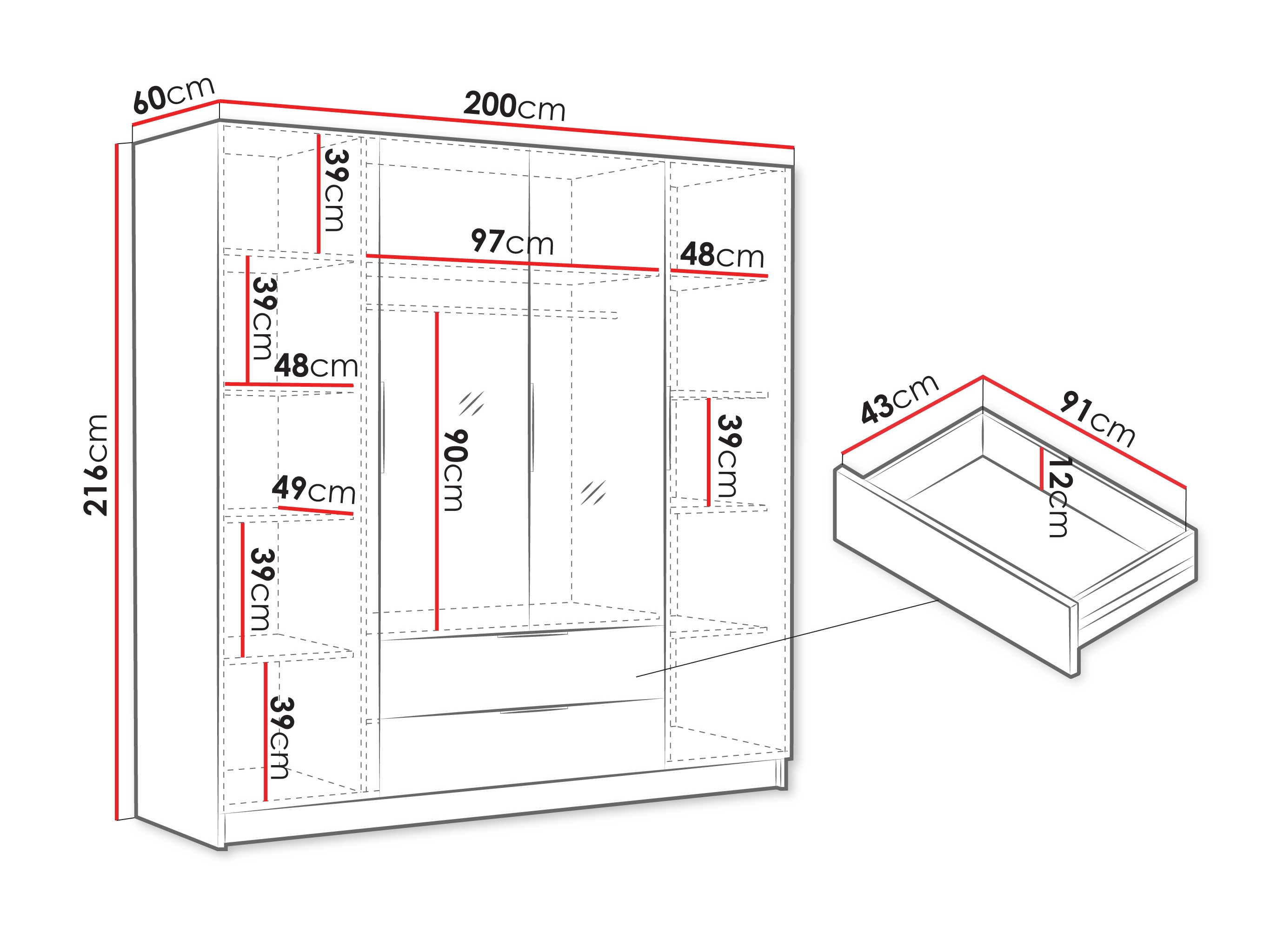 Kleiderschrank SD2663