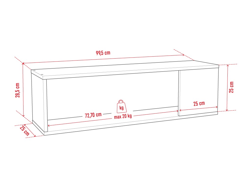 Wandregal Domfera 111