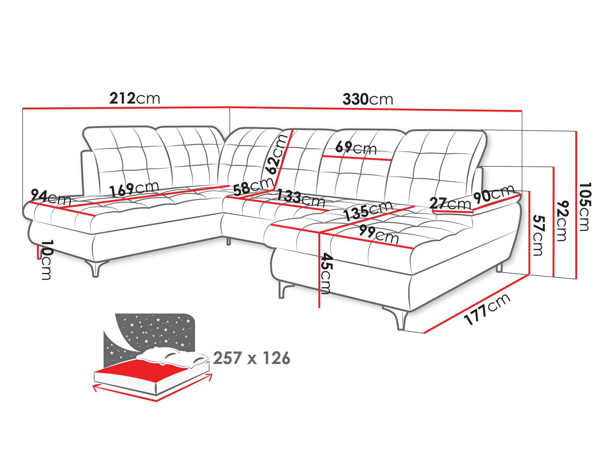 Ecksofa SD2667