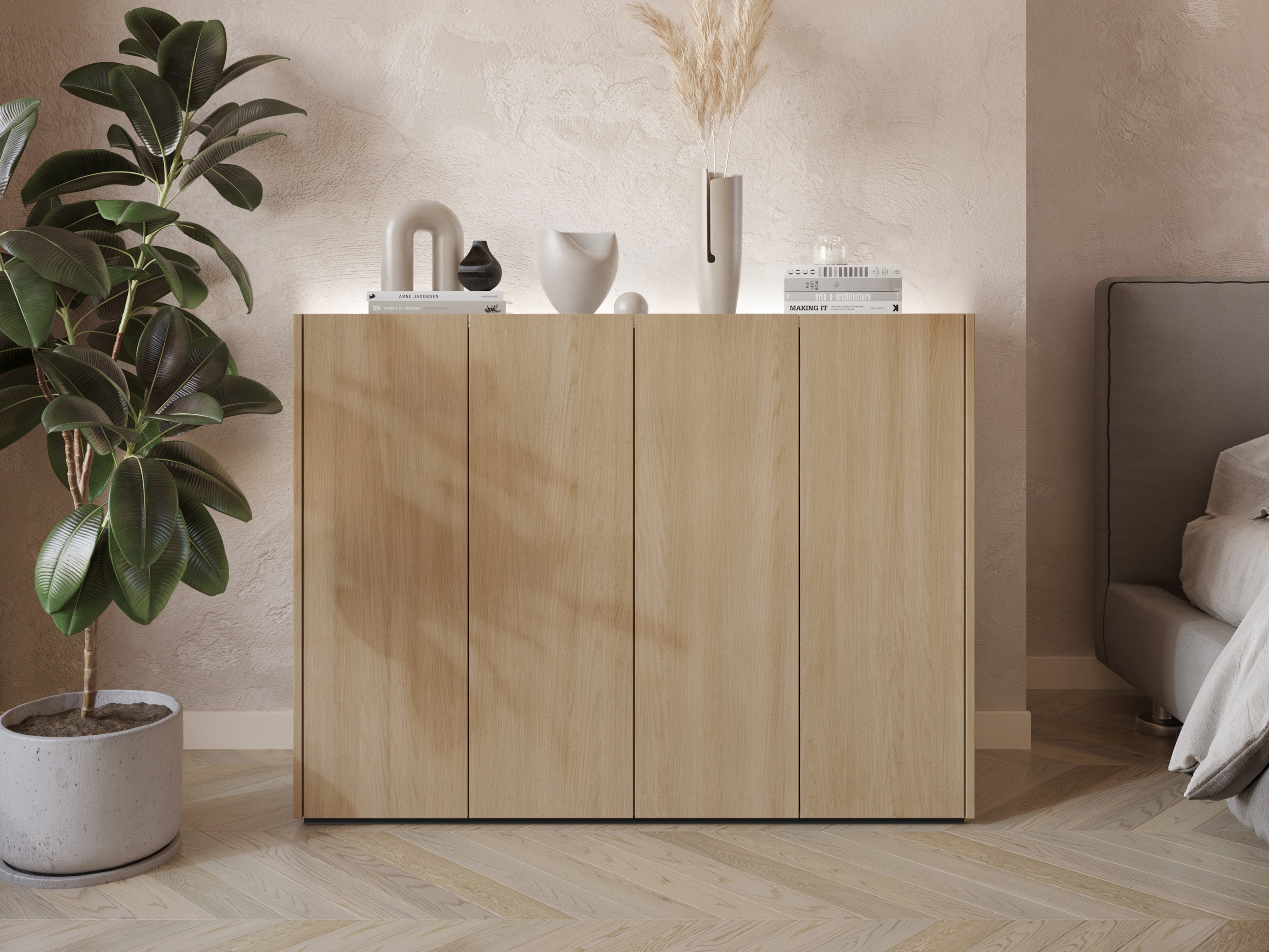 Sideboard Fresno 148 (Eichenholzoptik)