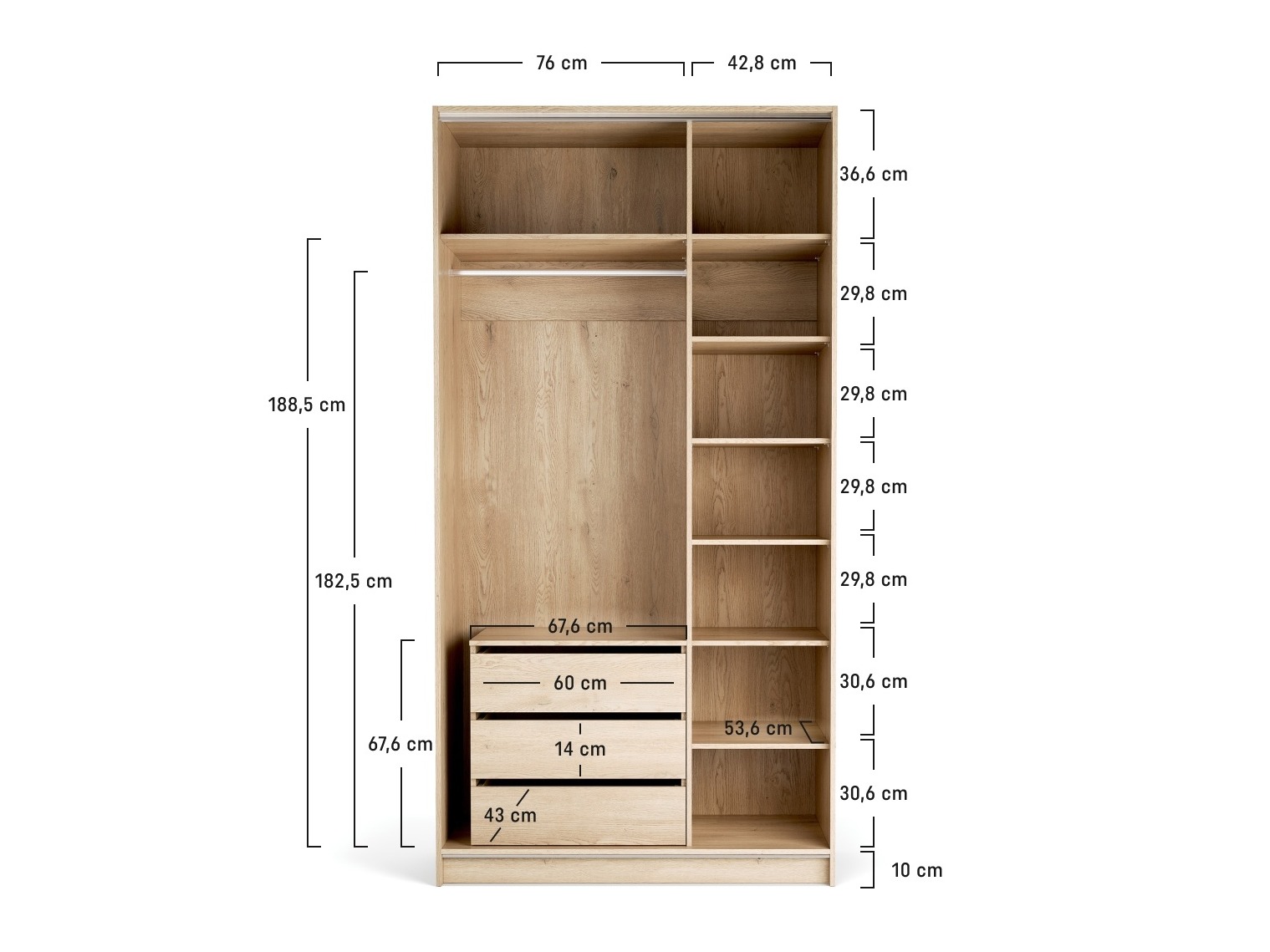 Kleiderschrank Daltoro 102