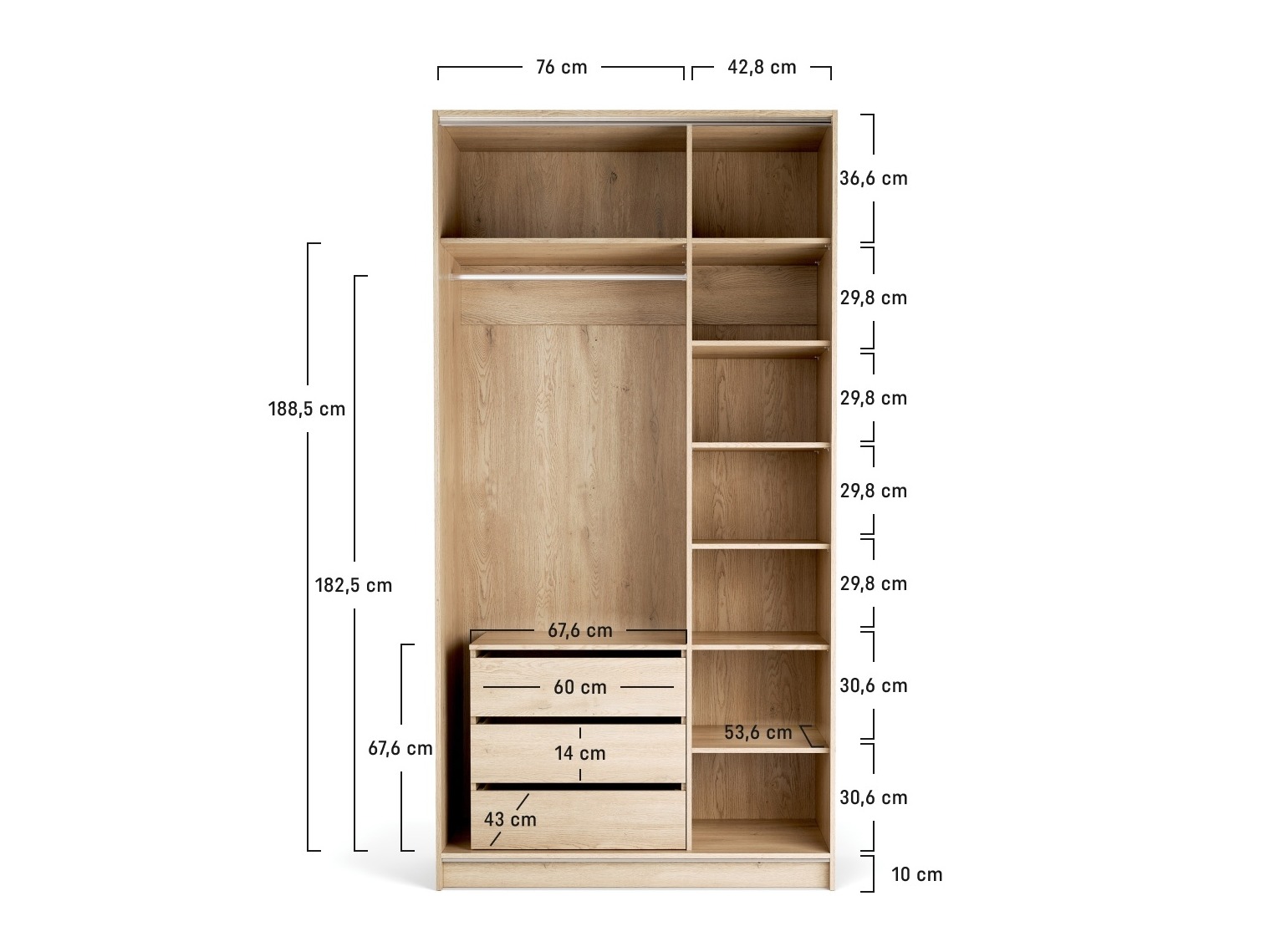 Kleiderschrank Daltoro 104
