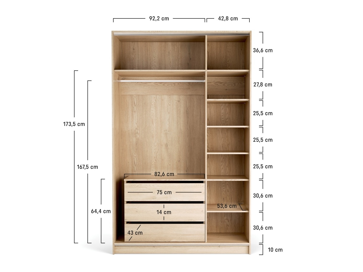 Kleiderschrank Daltoro 105