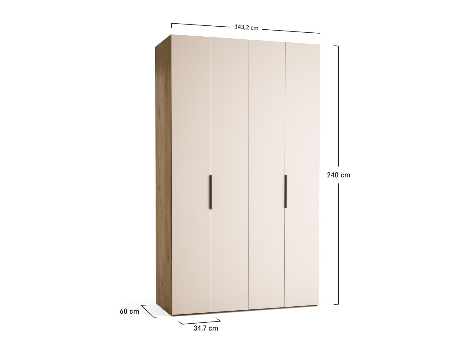 Kleiderschrank Daltoro 106