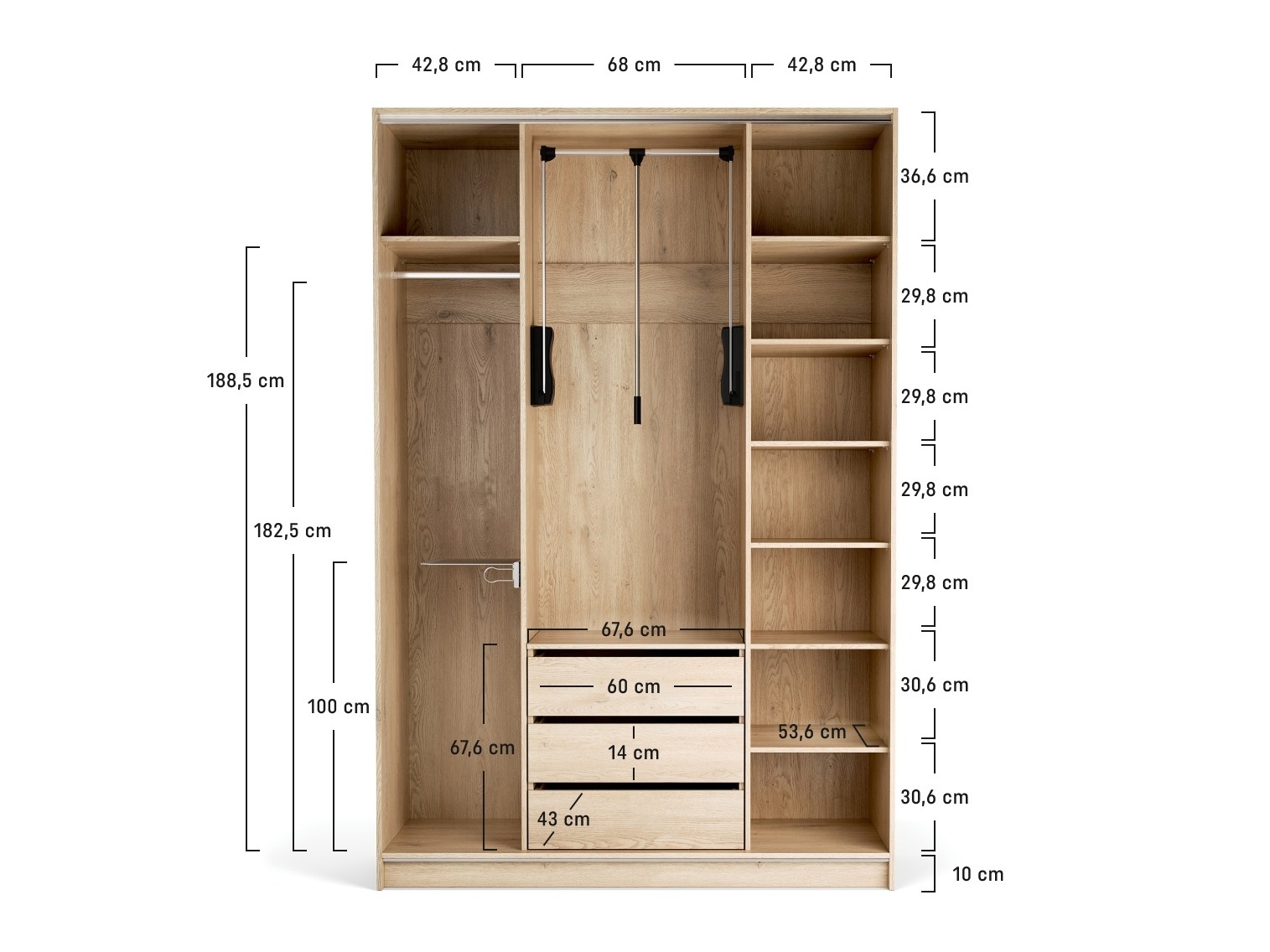Kleiderschrank Daltoro 113