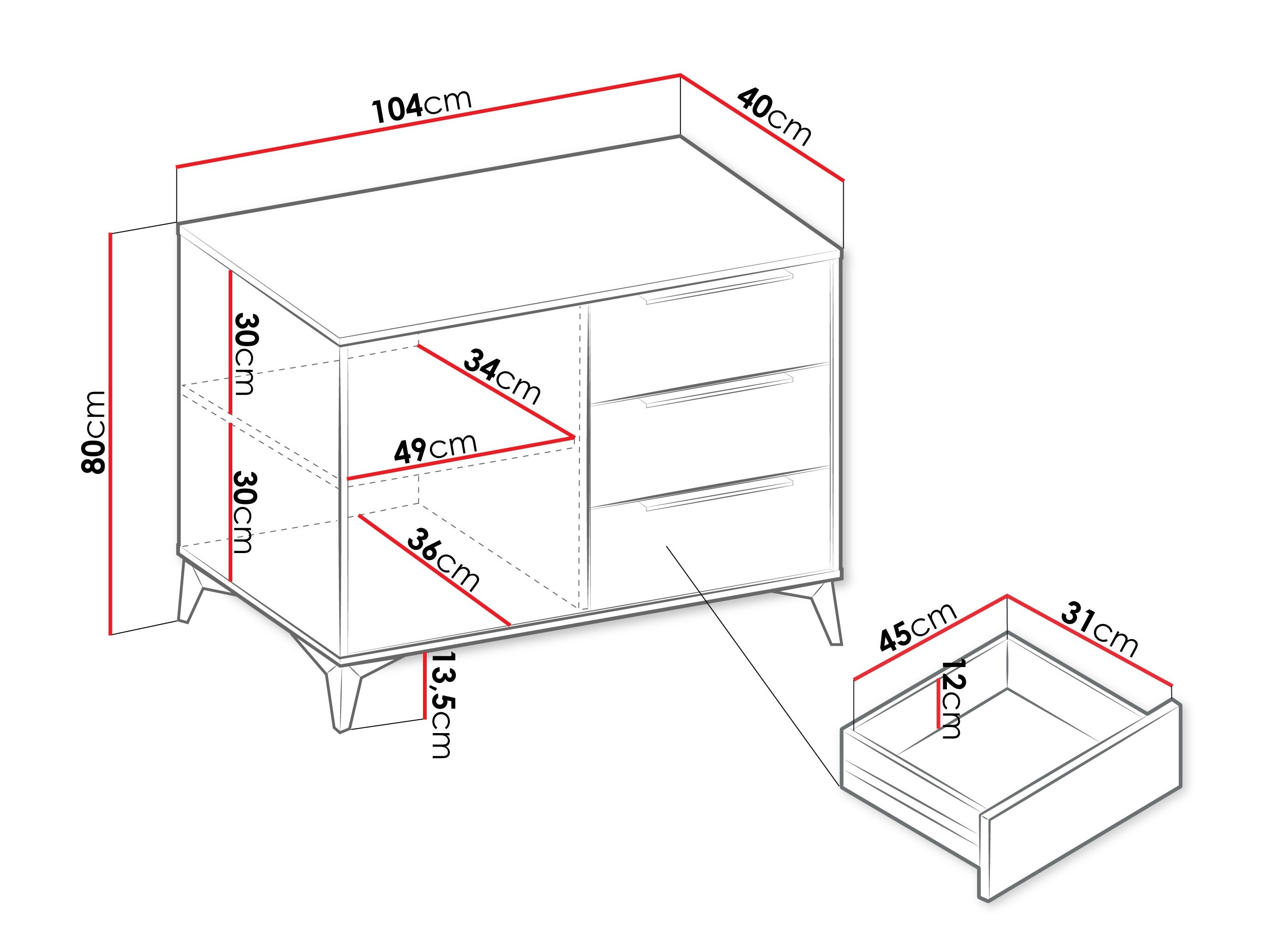 Kommoden Comfivo Citrus II