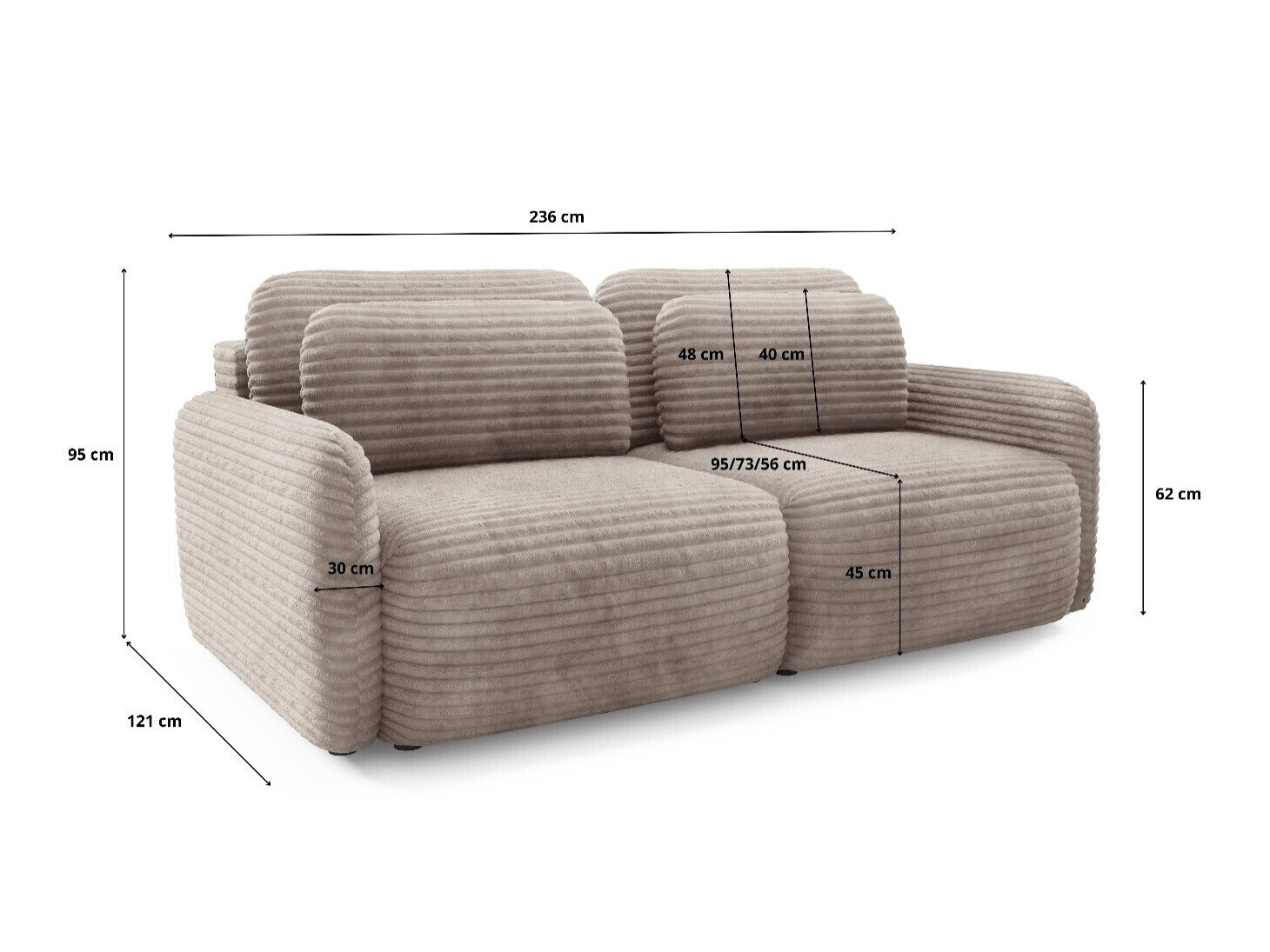 Schlafsofa Franklin 216 (Ambience 1)