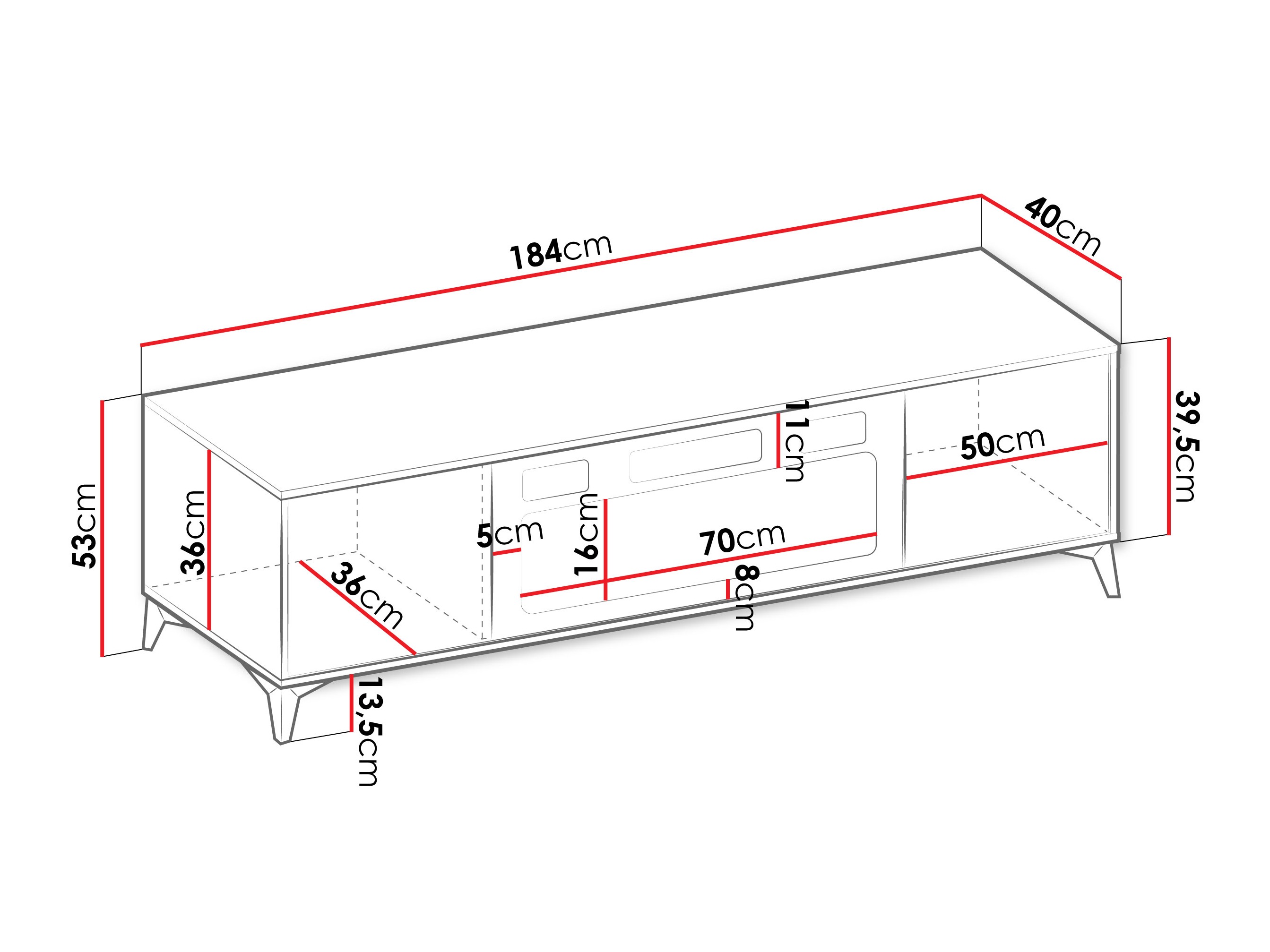 TV-Möbel Comfivo Enoteo 107