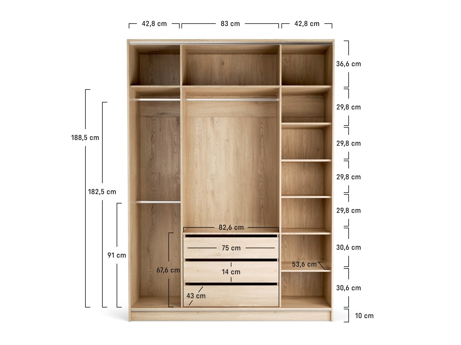 Kleiderschrank Daltoro 119