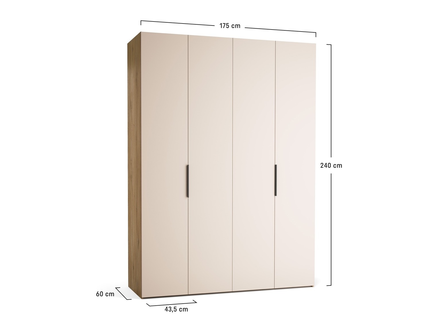 Kleiderschrank Daltoro 120