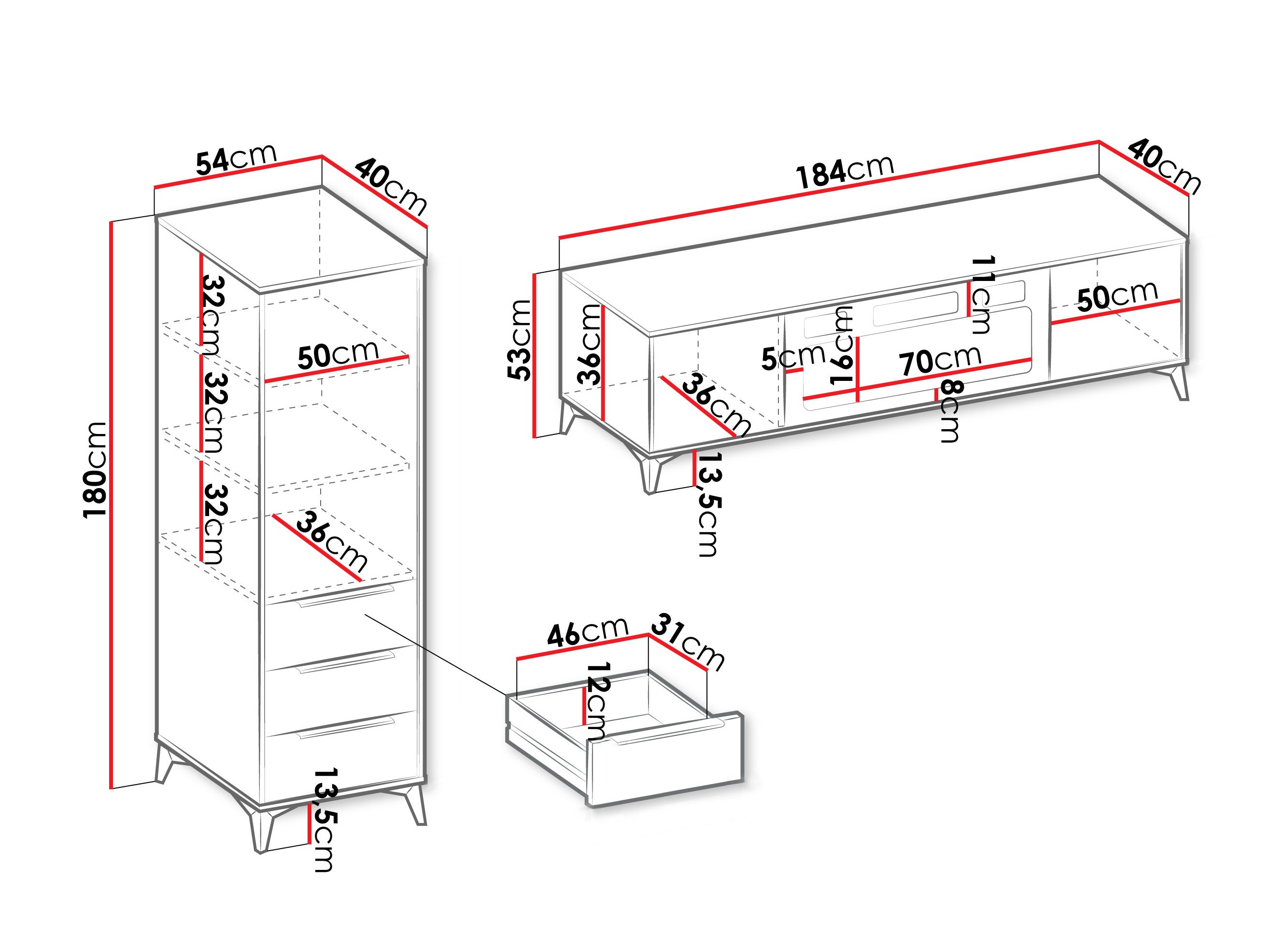 Wohnzimmer-Sets Comfivo Enoteo 110