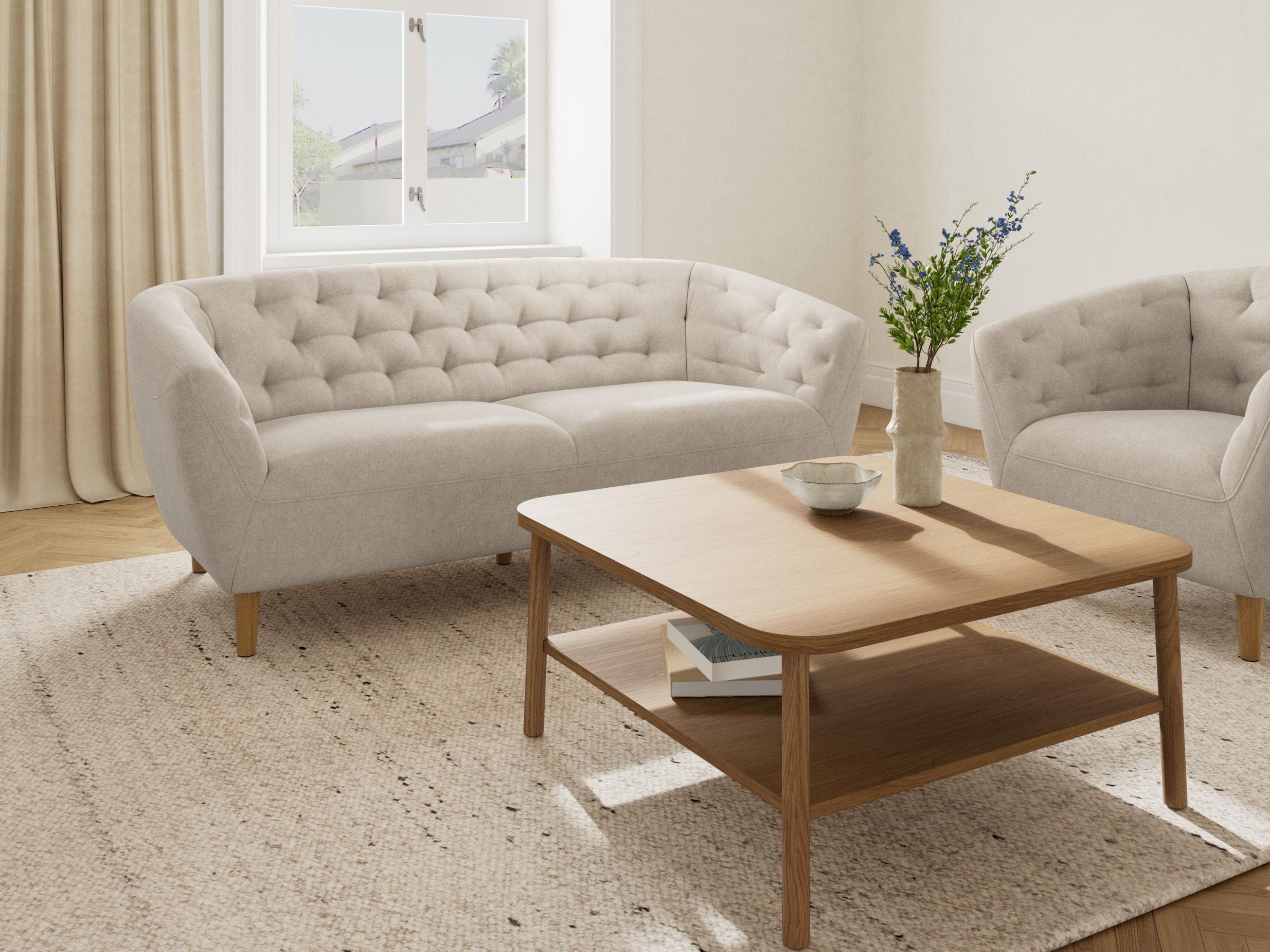 Chesterfield-Sofa Norsica 1052