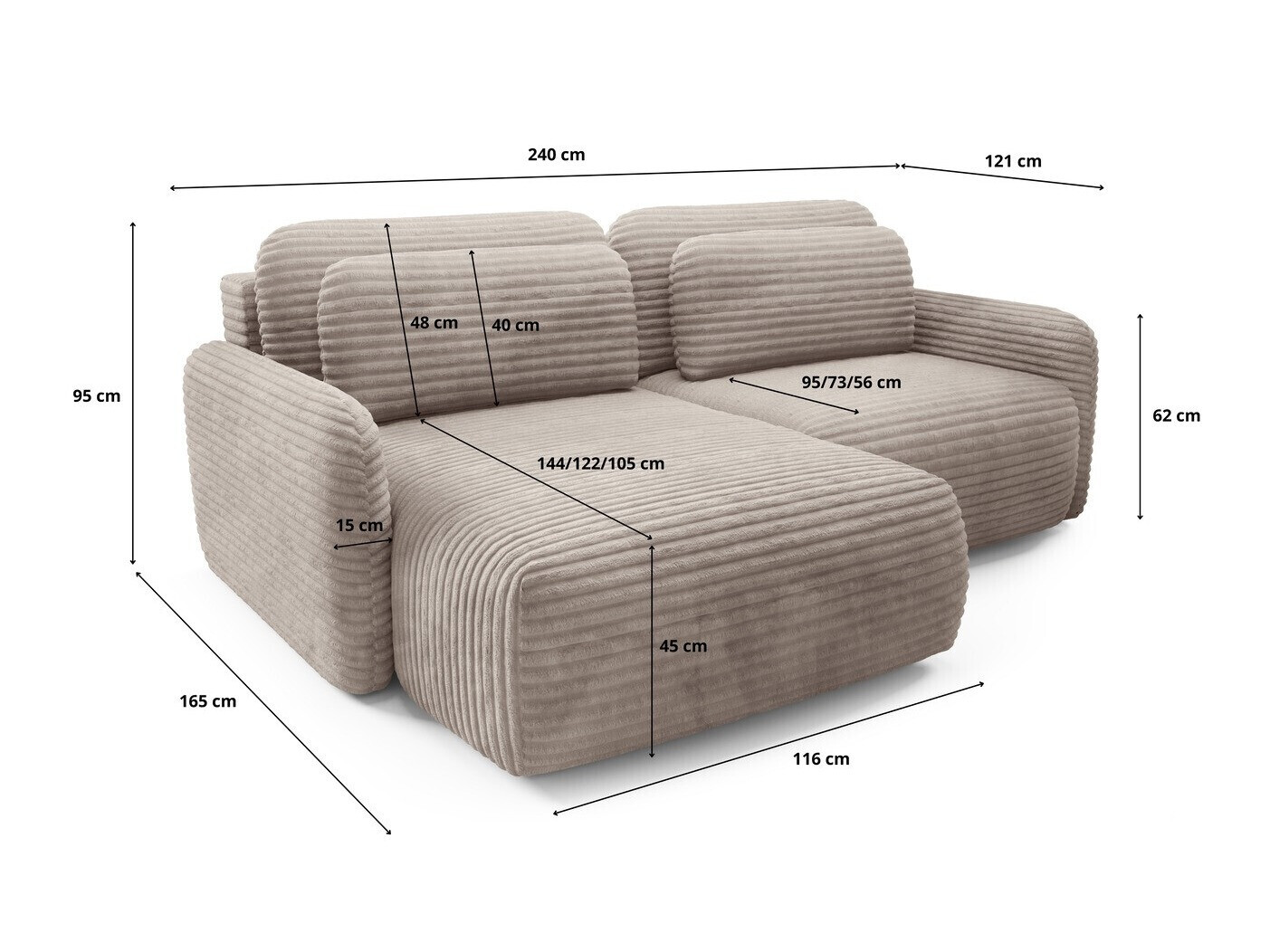 Ecksofa Franklin 217 (Ambience 1)
