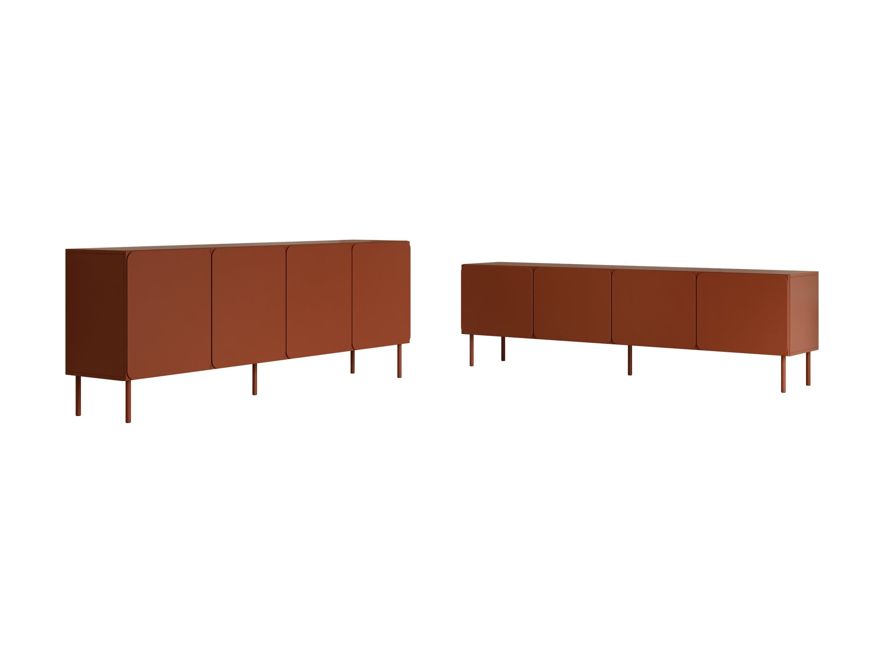 Wohnzimmer-Sets Fentore 103 (Rot)