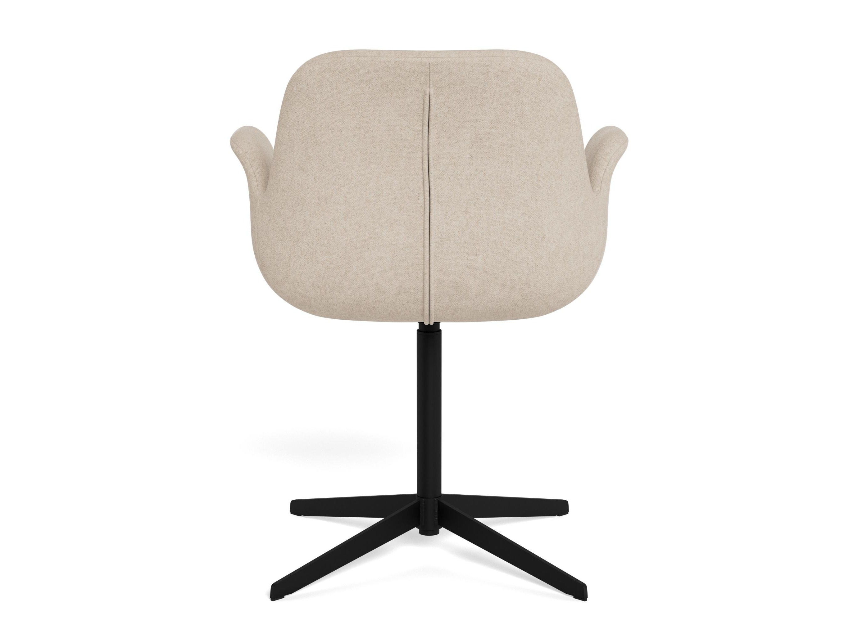 Stuhl Norsica 1058 (Schwarz + Hellbraun)