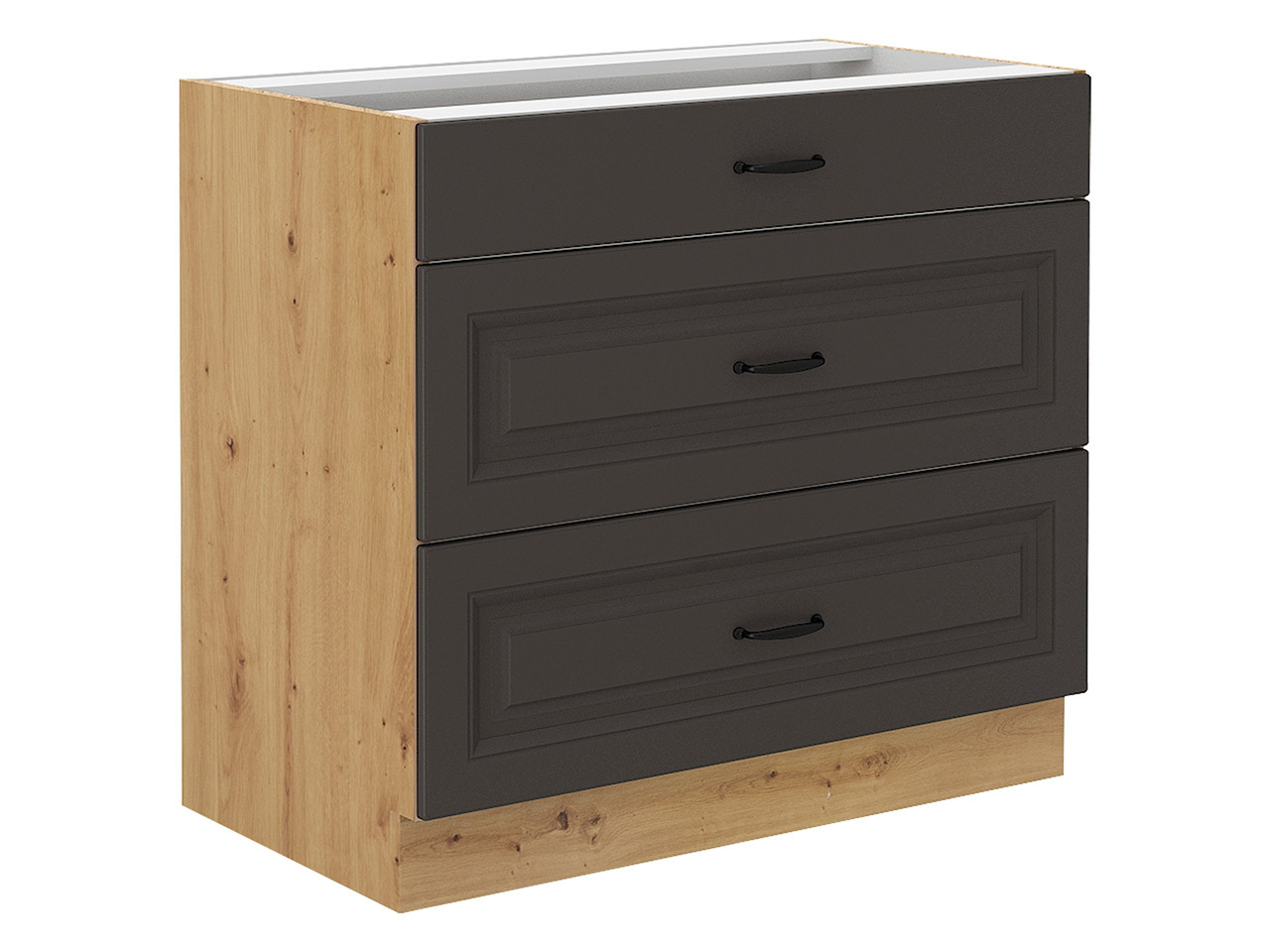 Modularer Schrank mit Schubladen Retro Grey 120