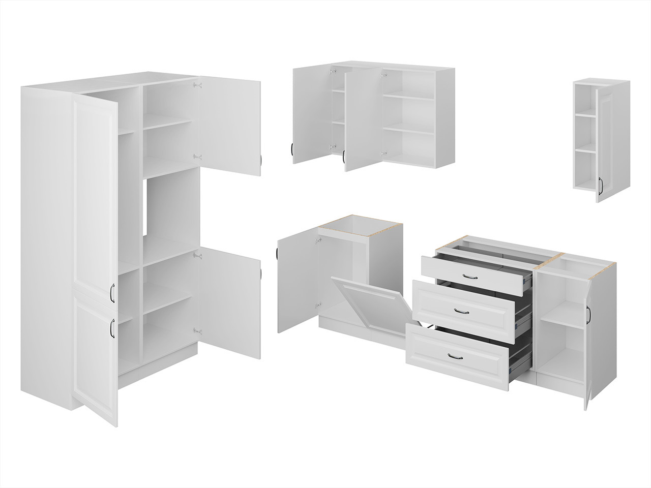 Modulares Küchenset Retro White 149