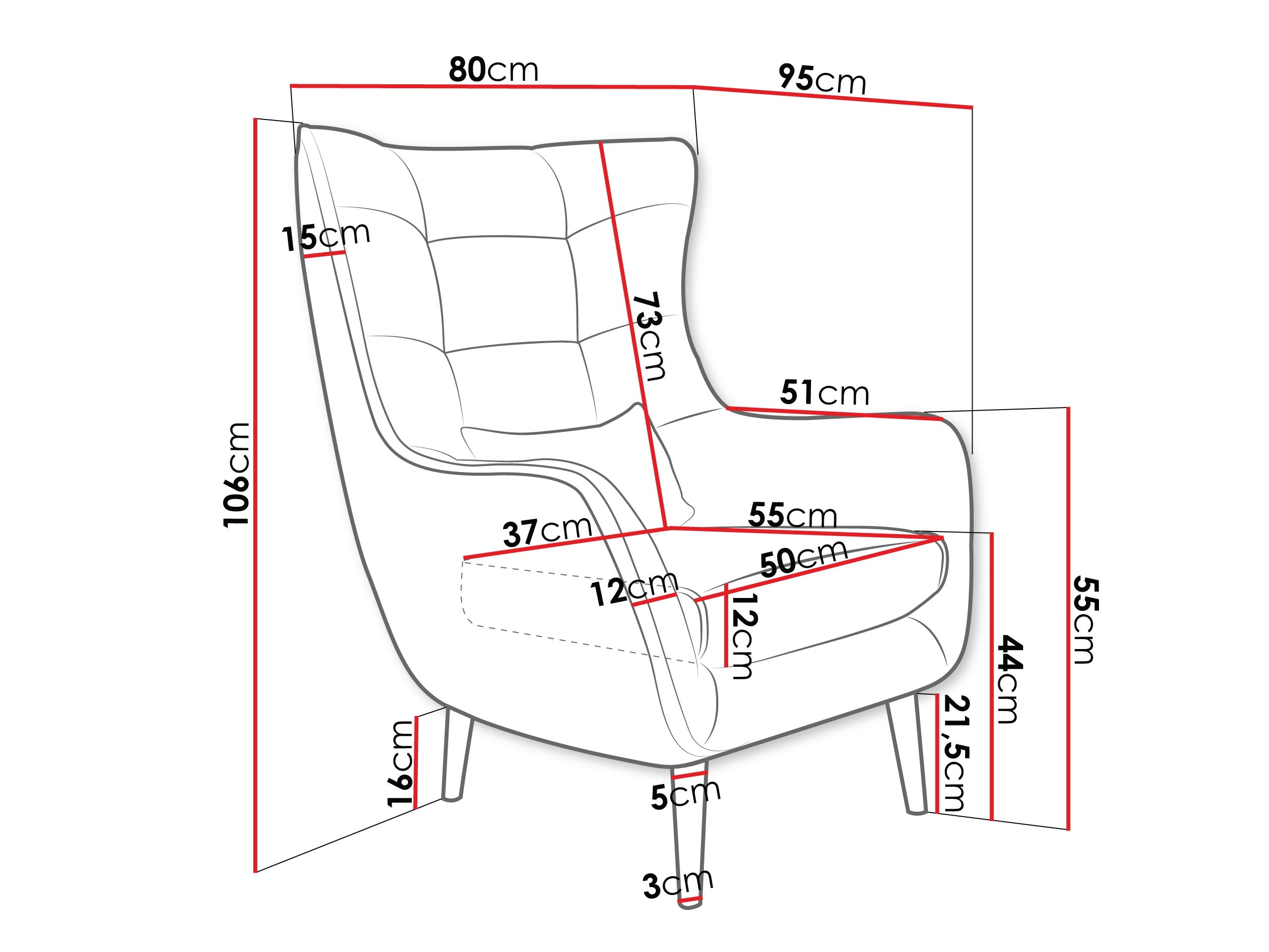 Sessel Comfivo Ulmus VI (Lambi 11)