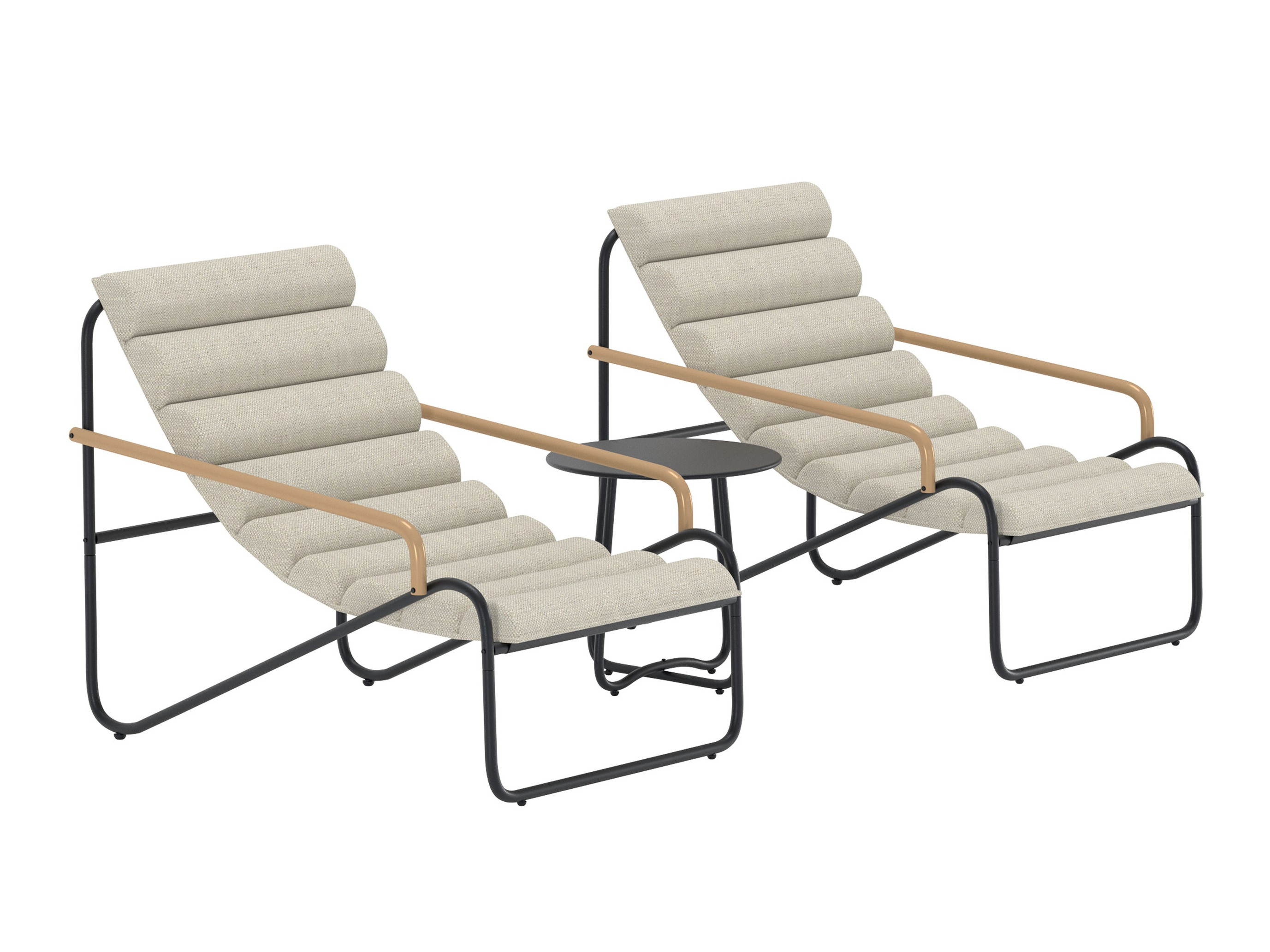 Balkonset Dallas 5194 (Schwarz)