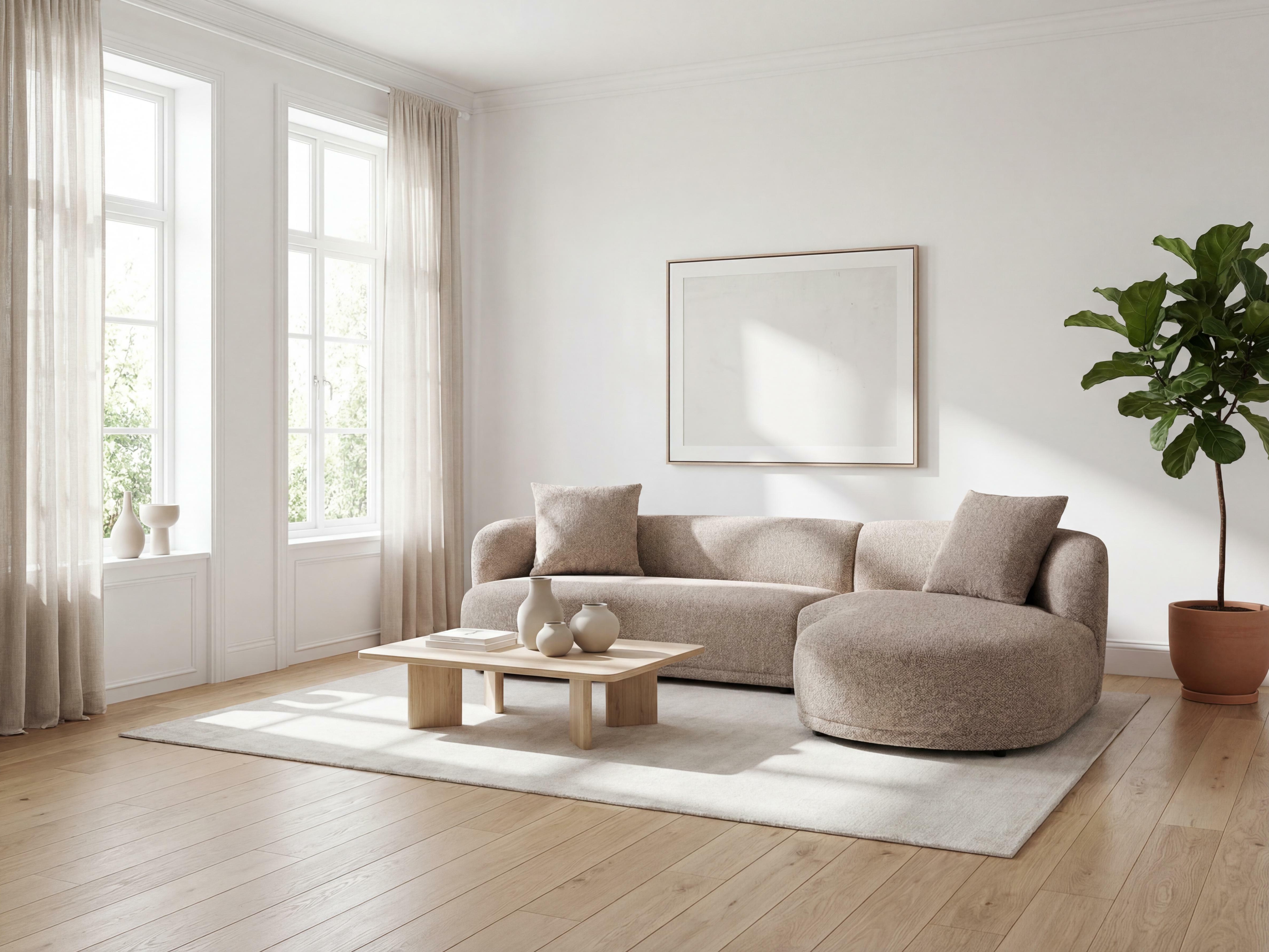 Ecksofa Brea 214 (Hellbraun)