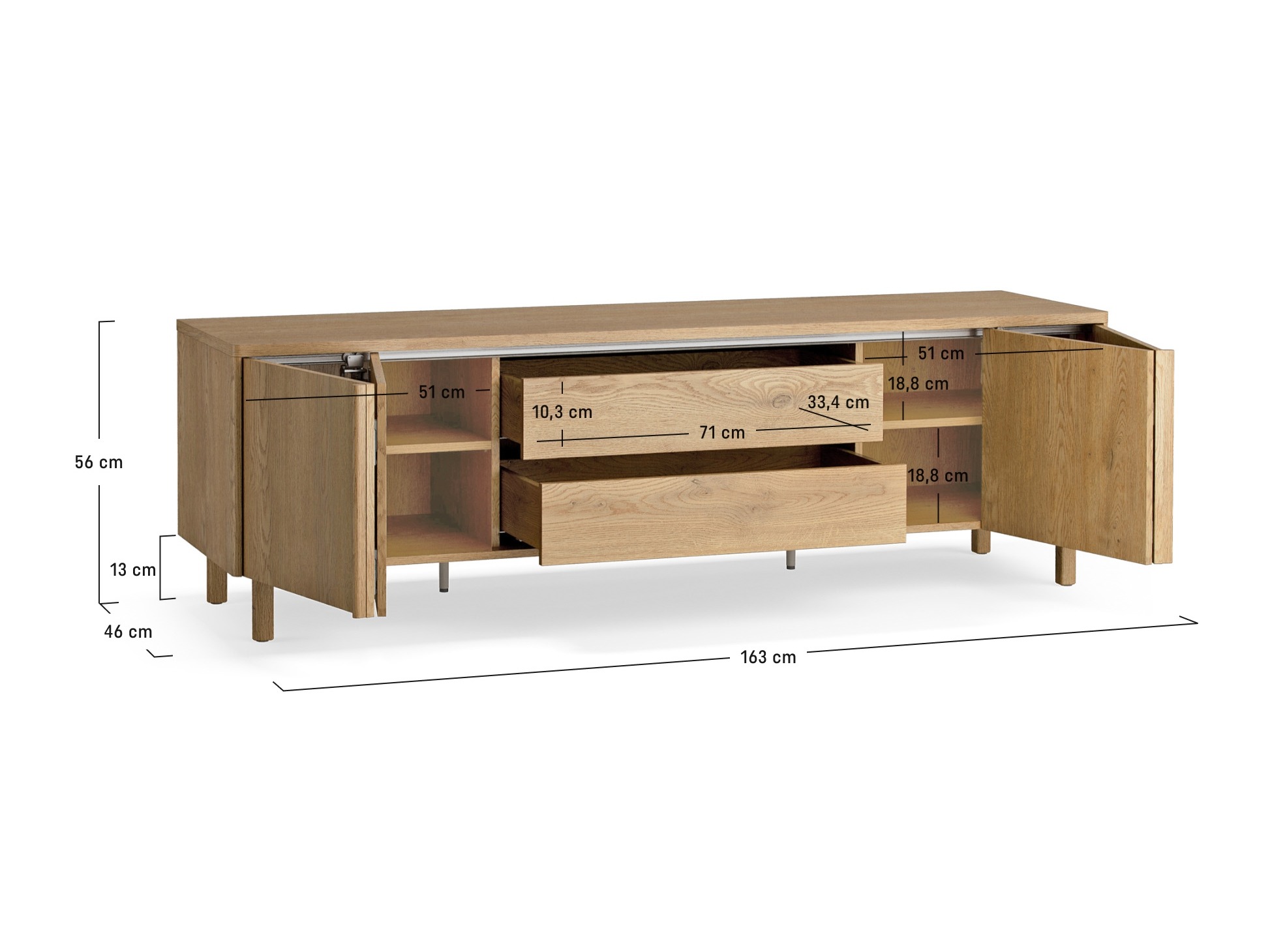 TV-Möbel Ruvcamu 105