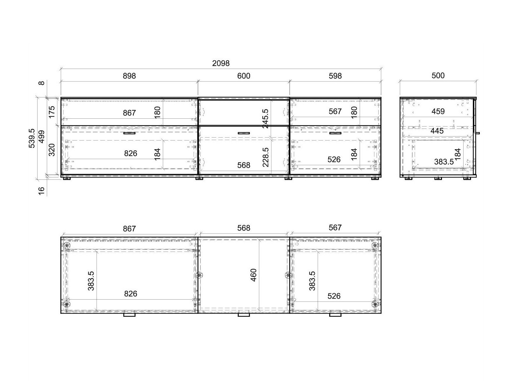 Wohnzimmer-Sets Alnue 108
