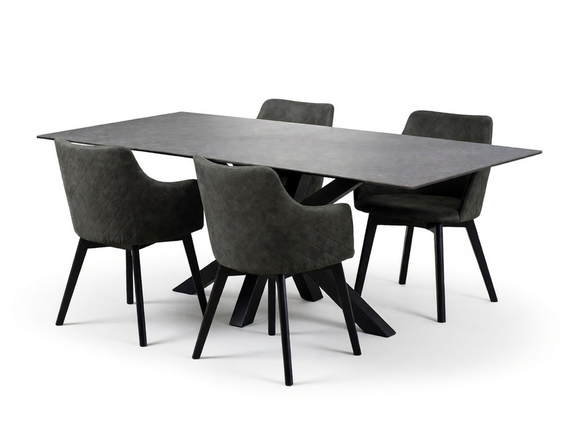 Essgruppe Norsica 559 (Anthrazit + Schwarz)