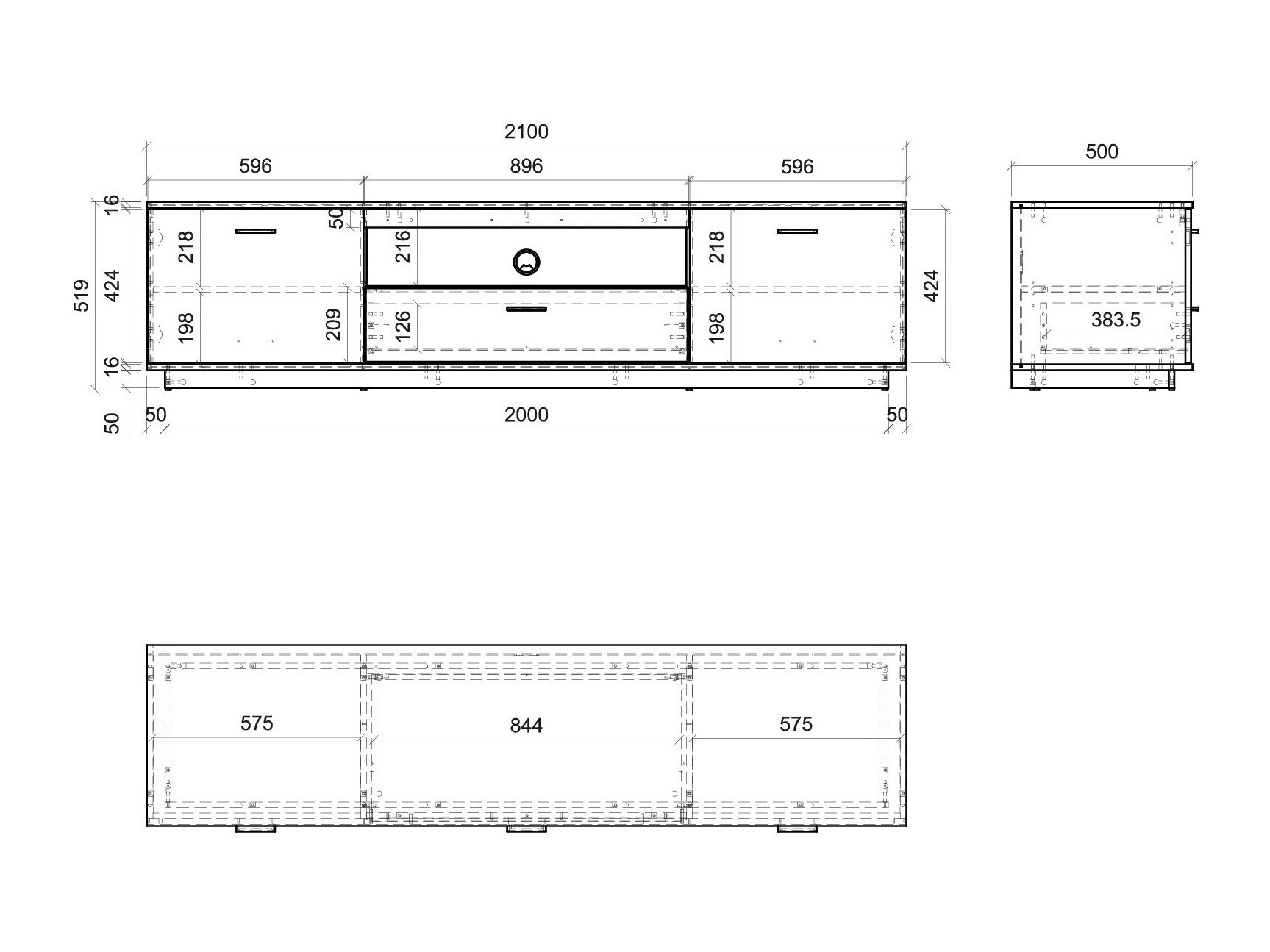 TV-Möbel Salsalo 100