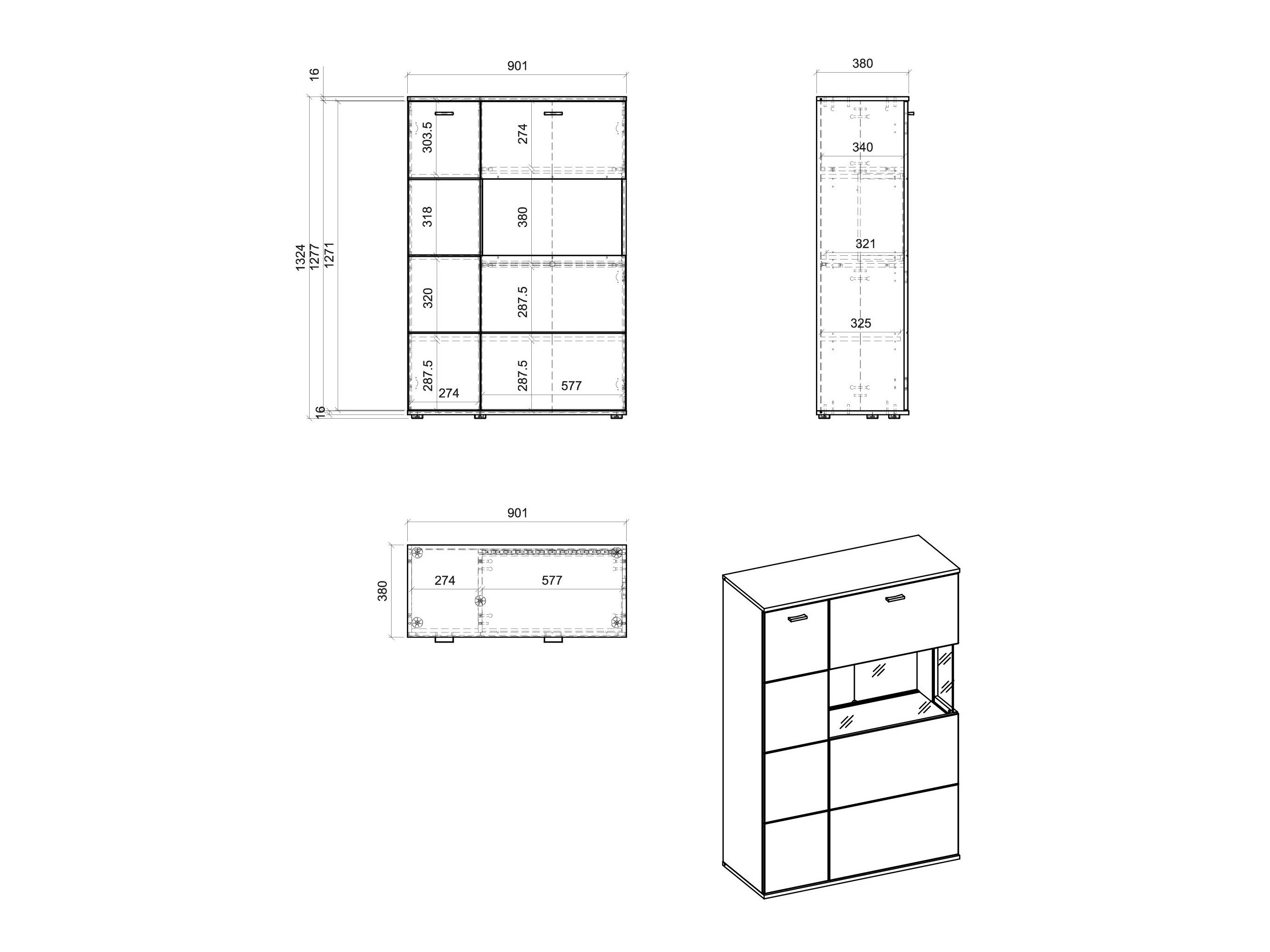 Wohnzimmer-Sets Alnue 108