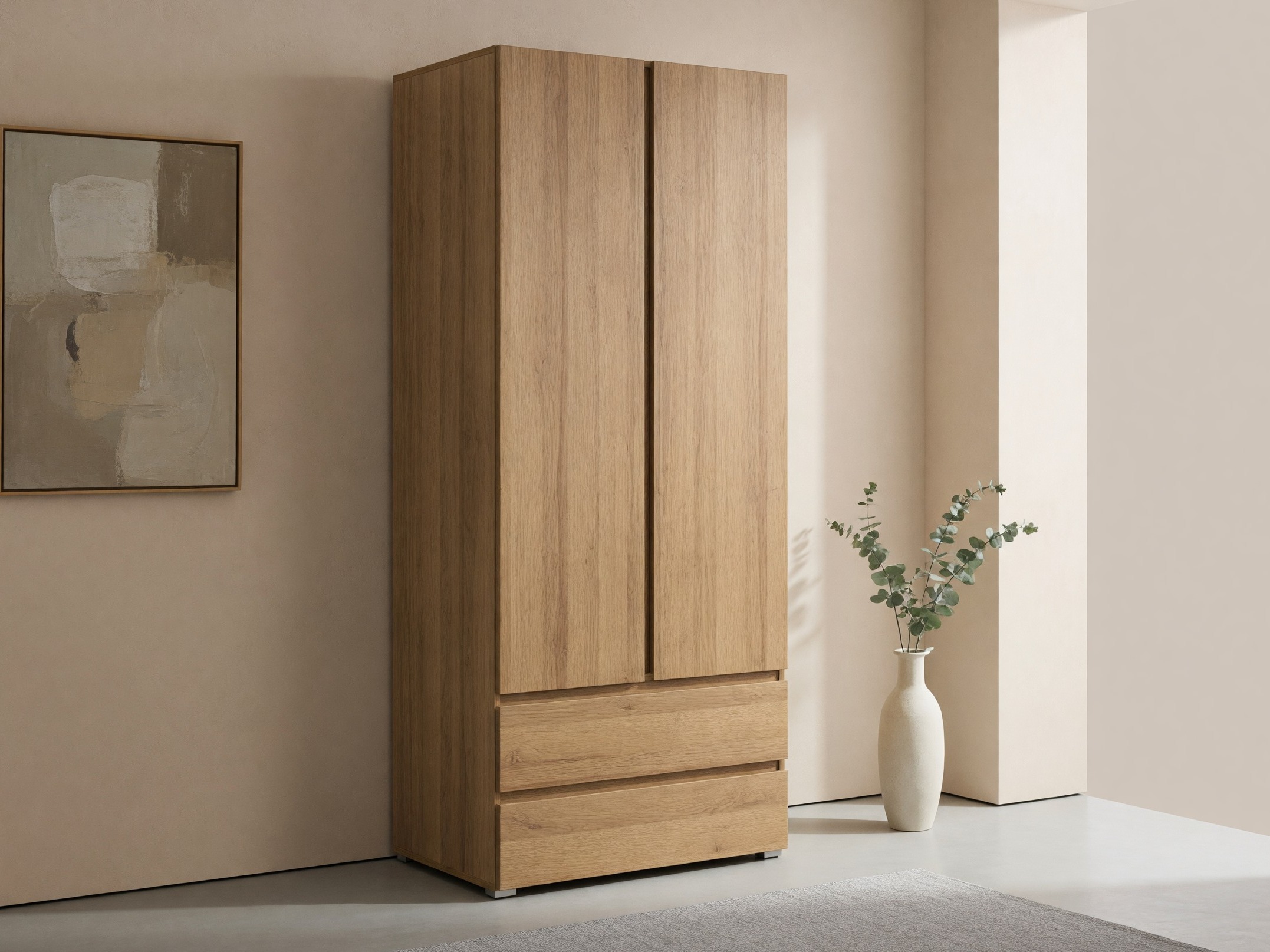 Kleiderschrank Cirdora 101 (Riviera eichenholzoptik)