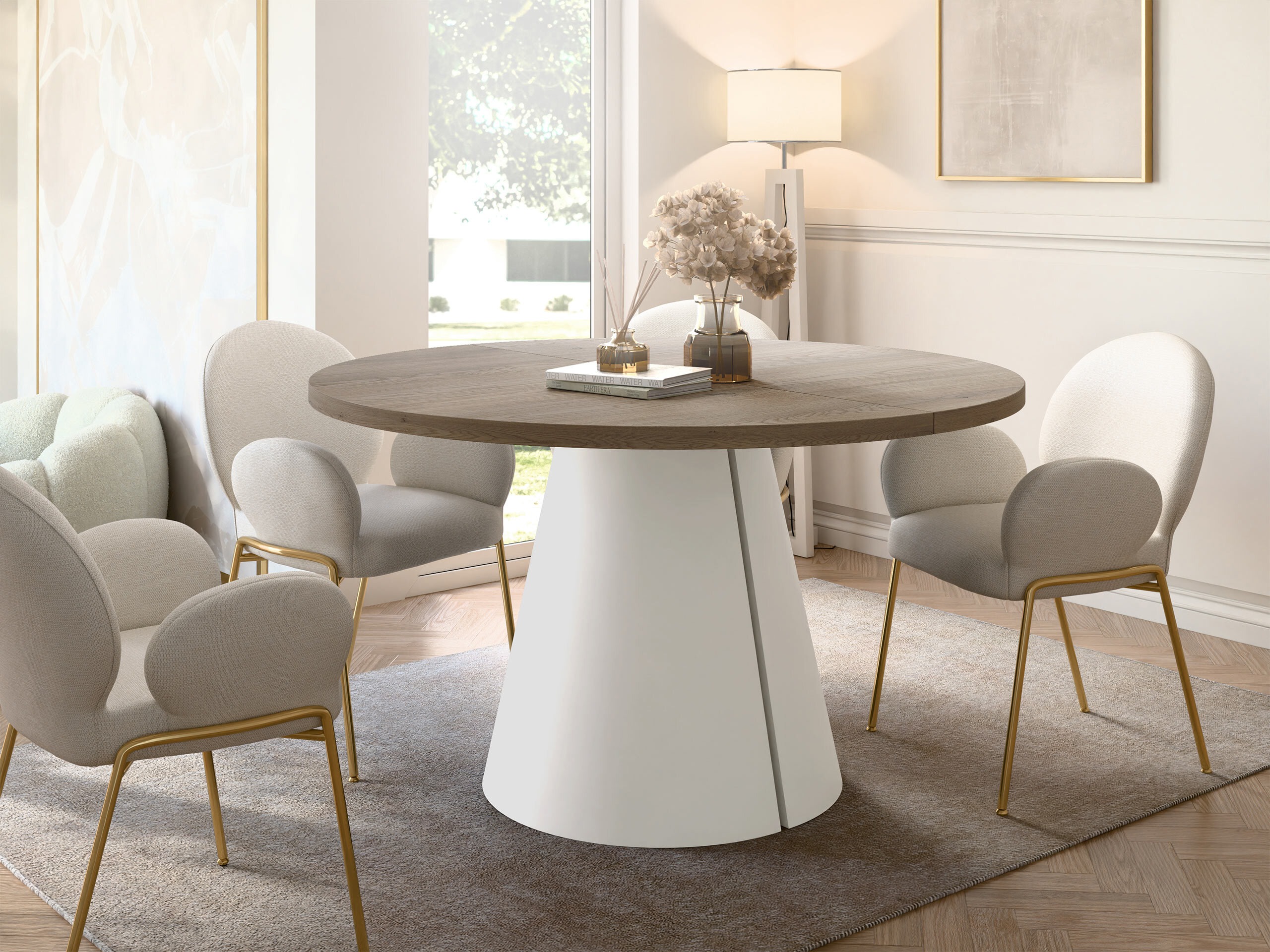 Tisch Oswego 166 (Eichenholzoptik)