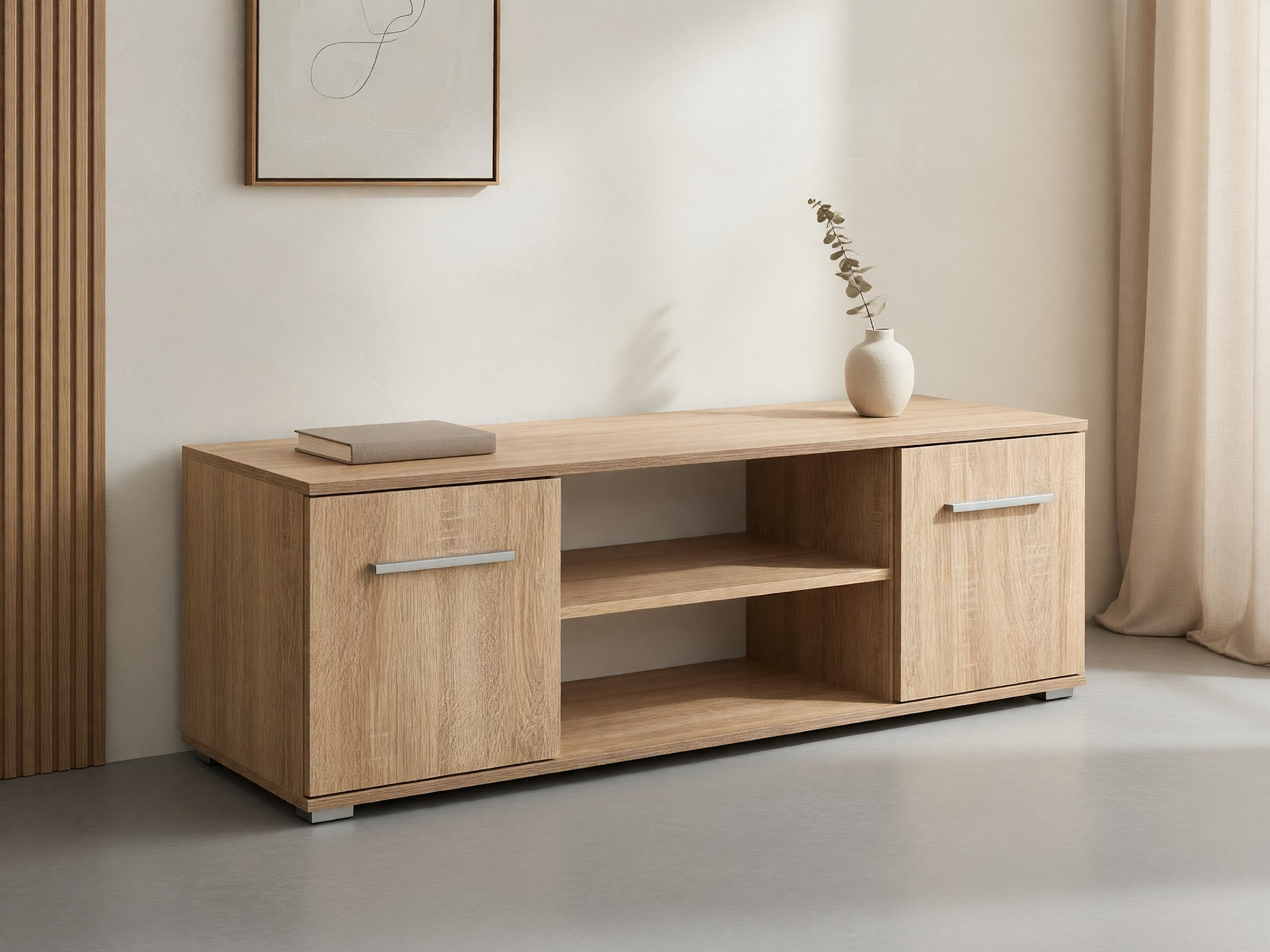 TV-Möbel Cirveso 109 (Sonoma eichenholz)