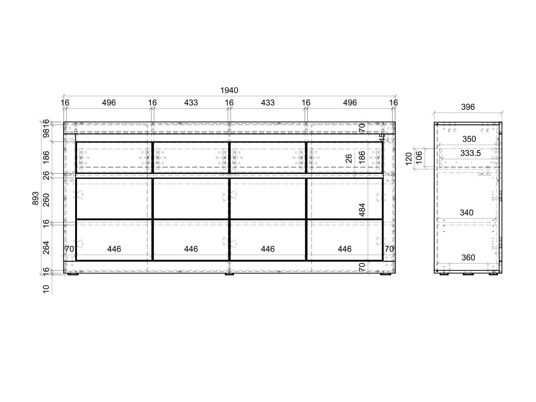 Kommoden Ophtola 110