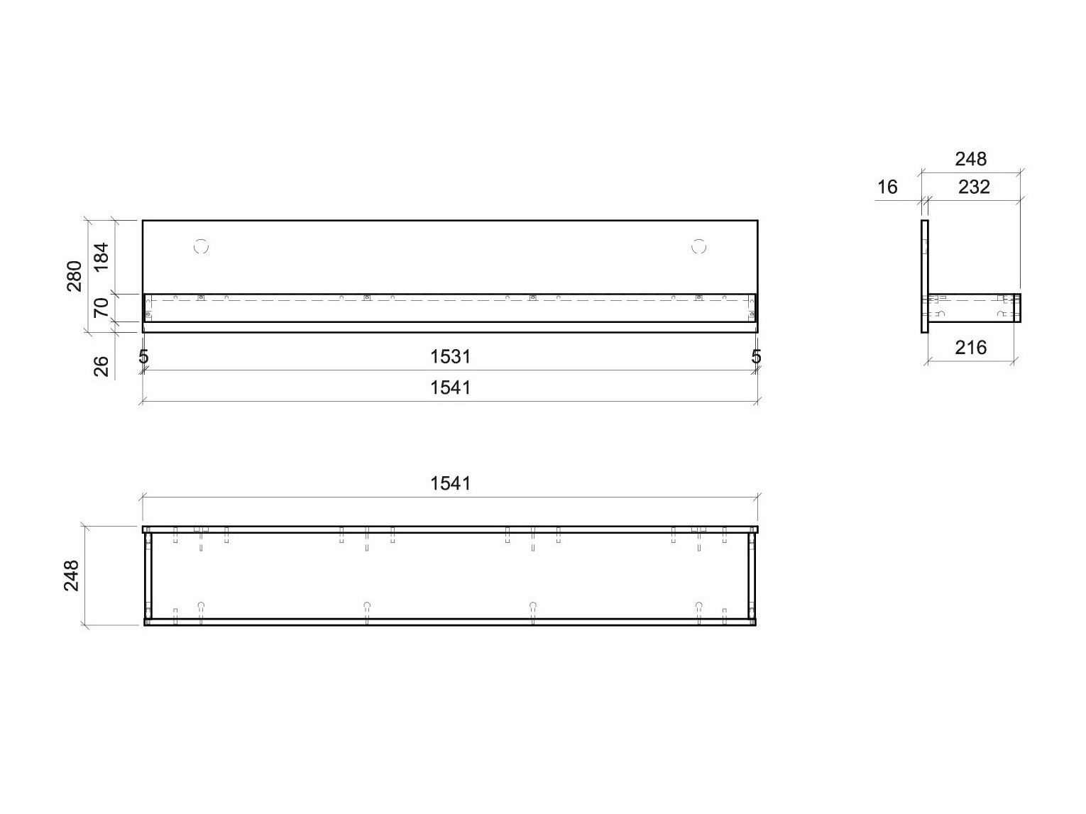 Wandregal Ophtola 111