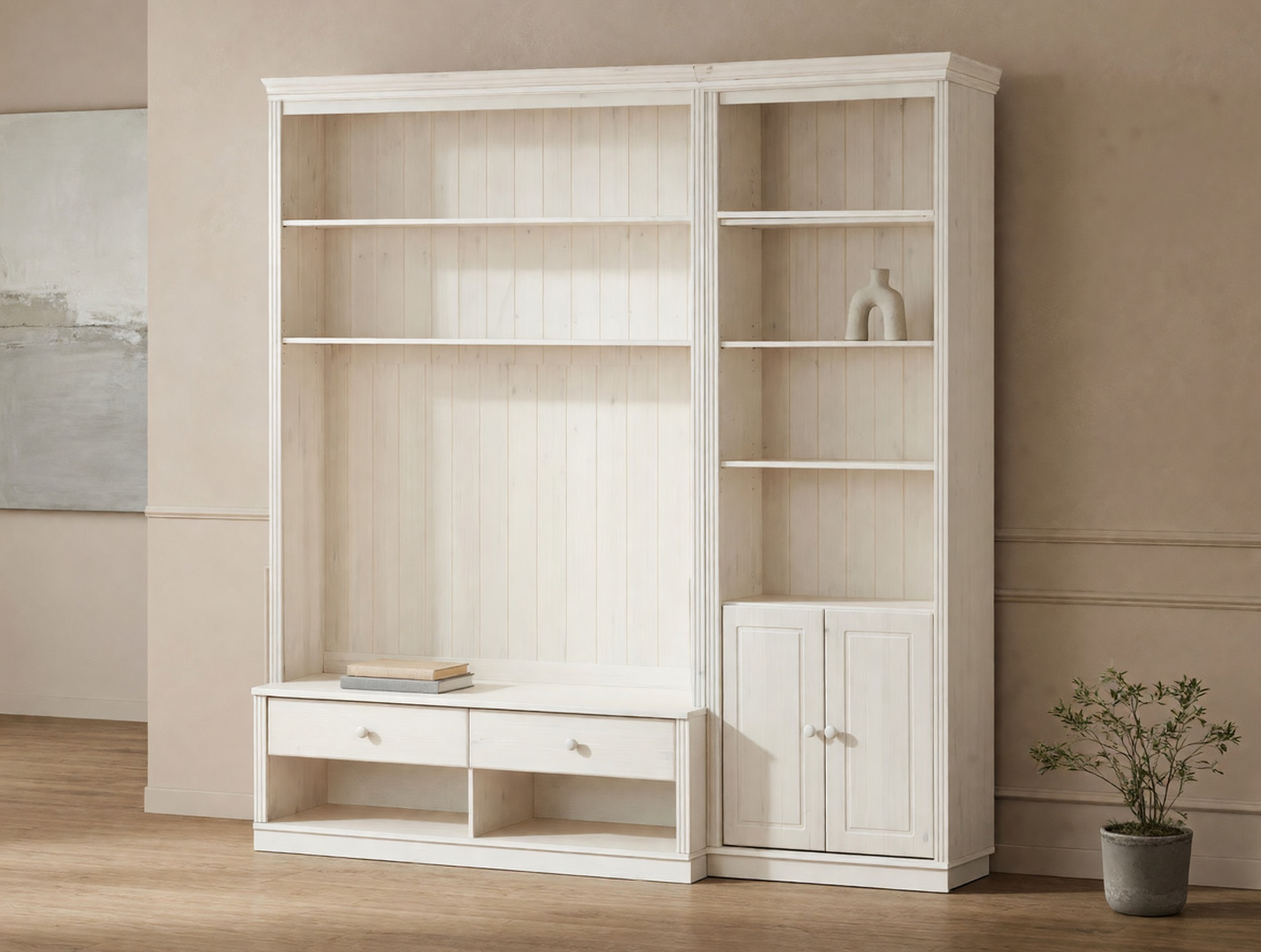 Wohnzimmer-Sets Saltoro 105 (Weiss)