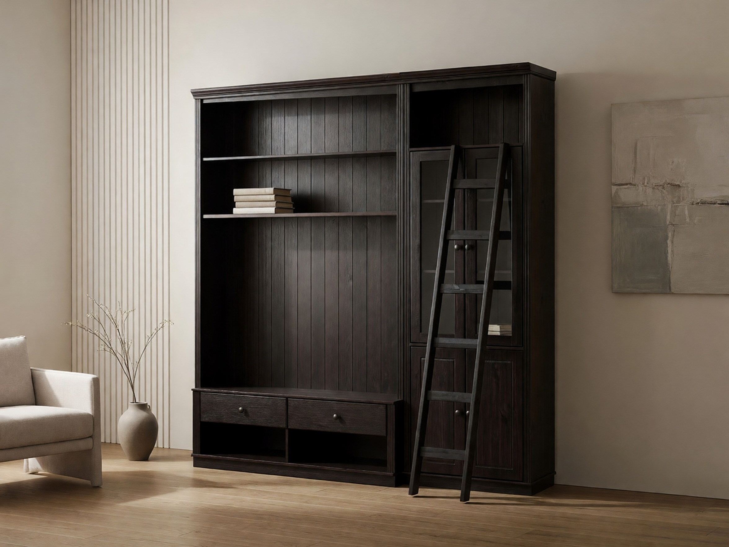 Wohnzimmer-Sets Saltoro 125 (Dunkelbraun)
