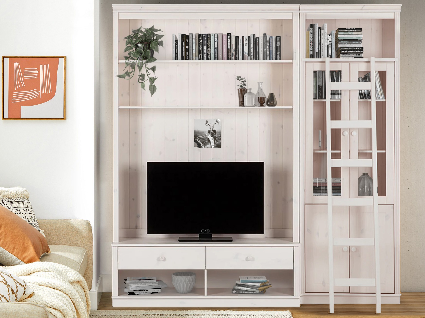 Wohnzimmer-Sets Saltoro 125 (Weiss)