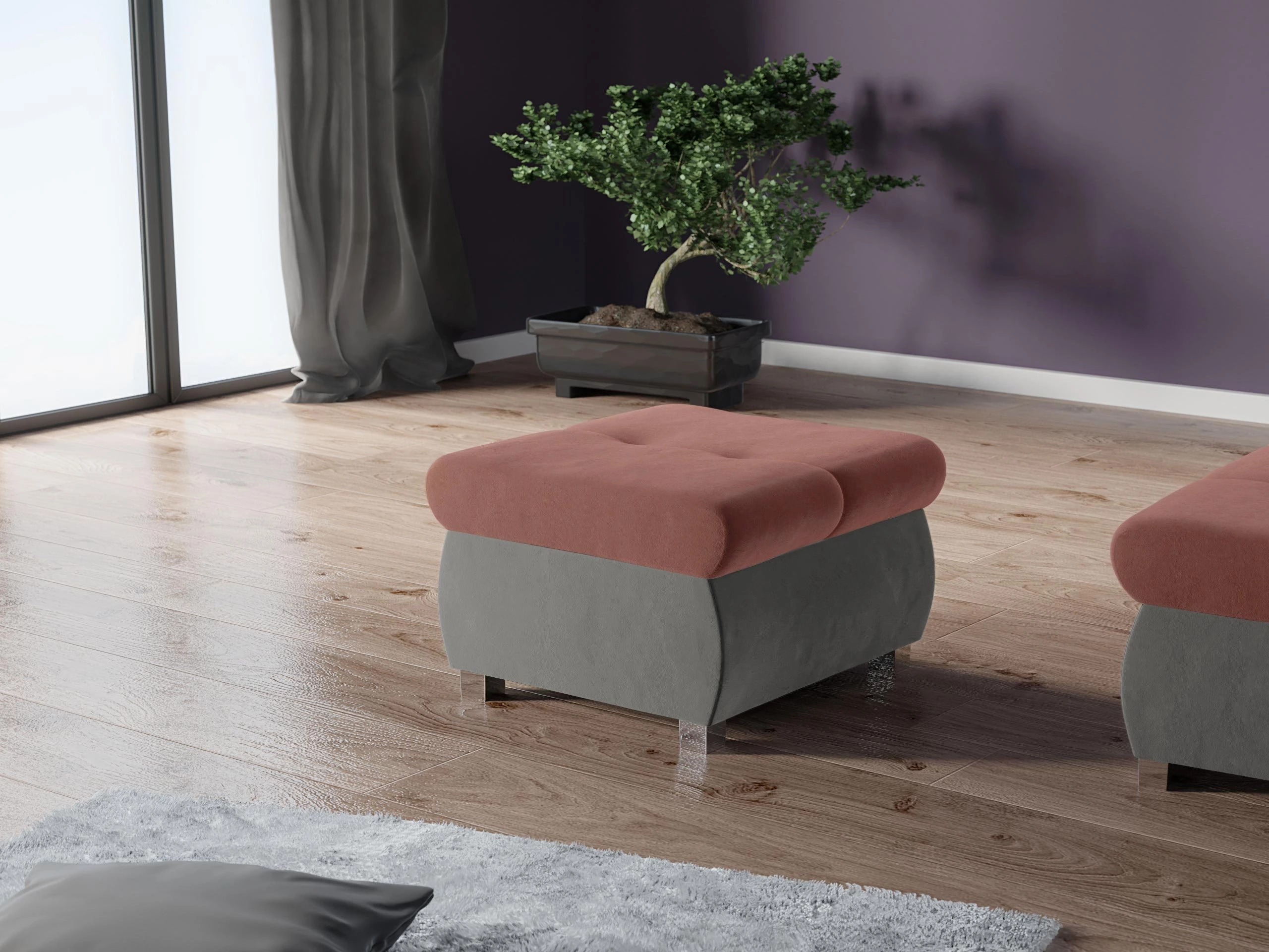 Hocker Comfivo Nitor (Magic Velvet 2217 + Magic Velvet 2258)