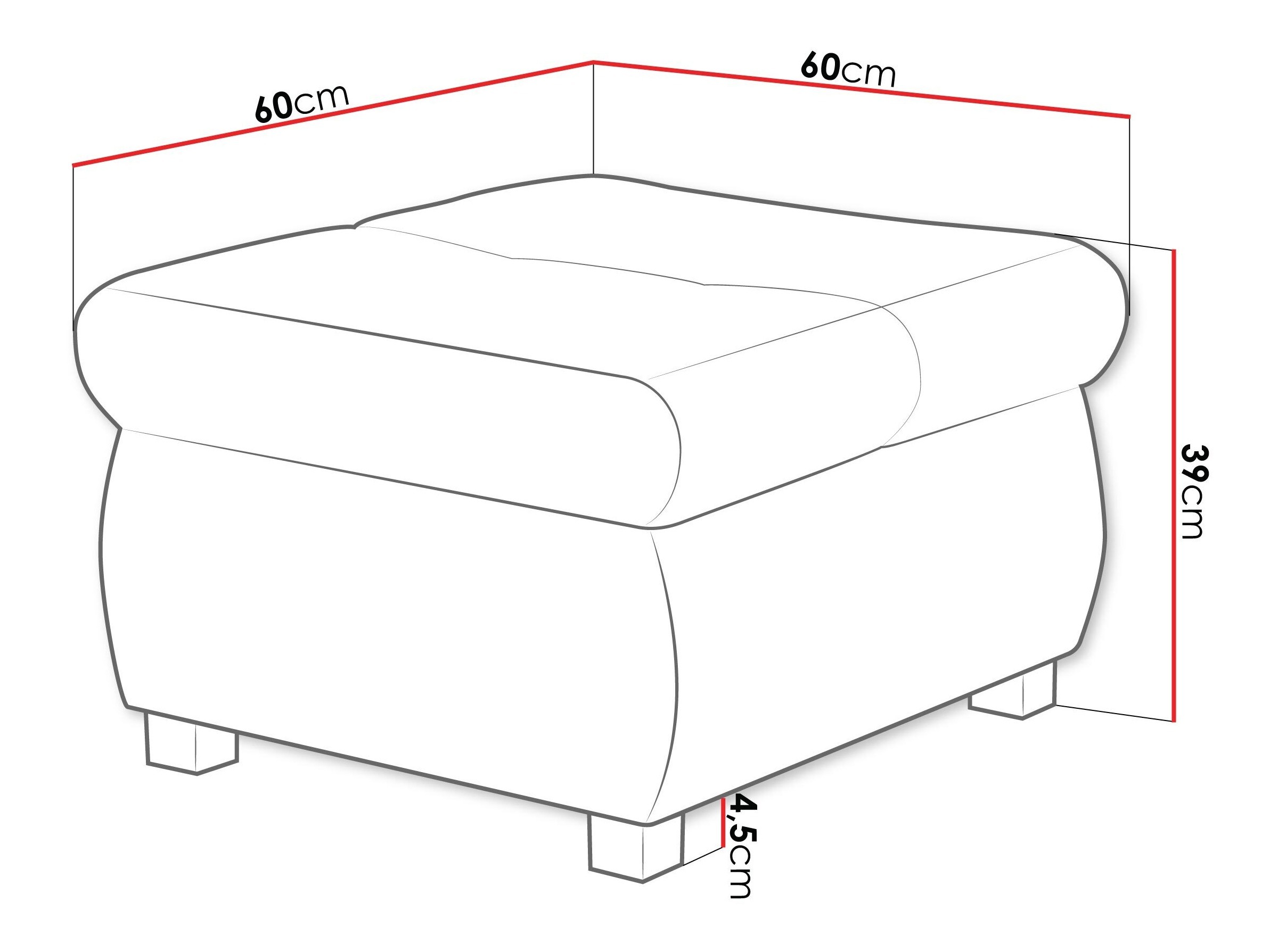 Hocker Comfivo Nitor (Venus Velvet 2932)