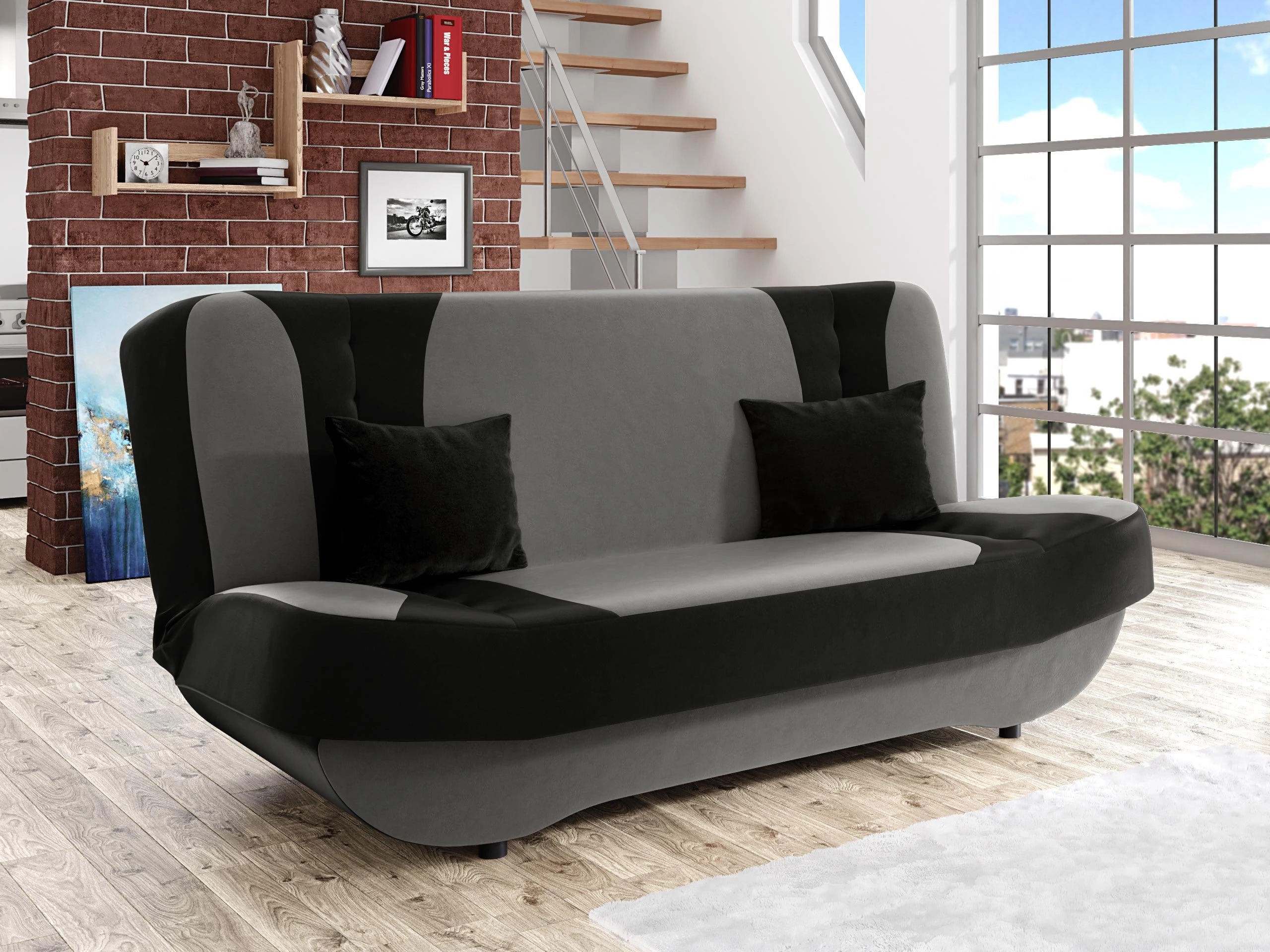 Schlafsofa Comfivo Cervus (Magic Velvet 2217 + Magic Velvet 2219)