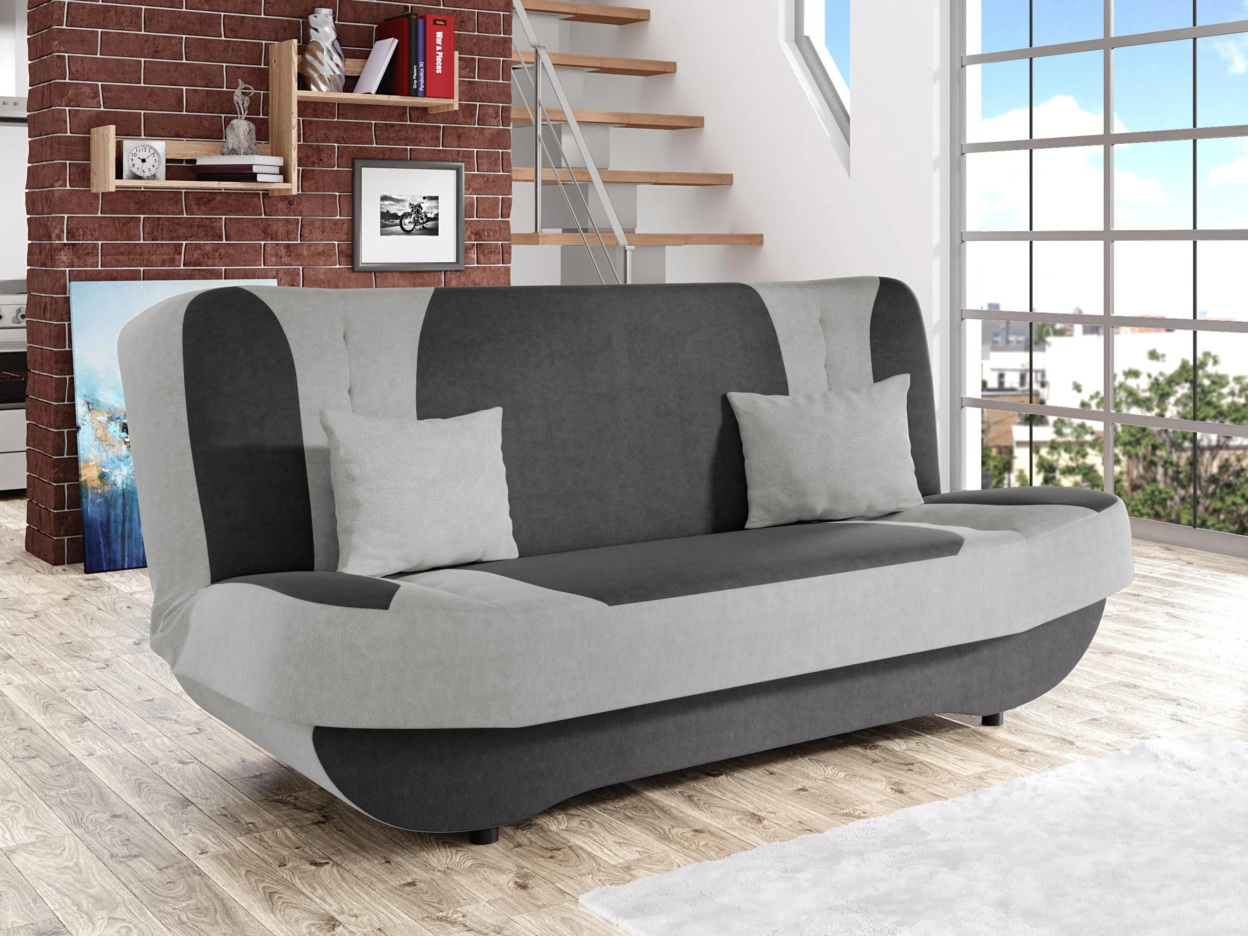 Schlafsofa Comfivo Cervus (Uttario Velvet 2971 + Uttario Velvet 2973)