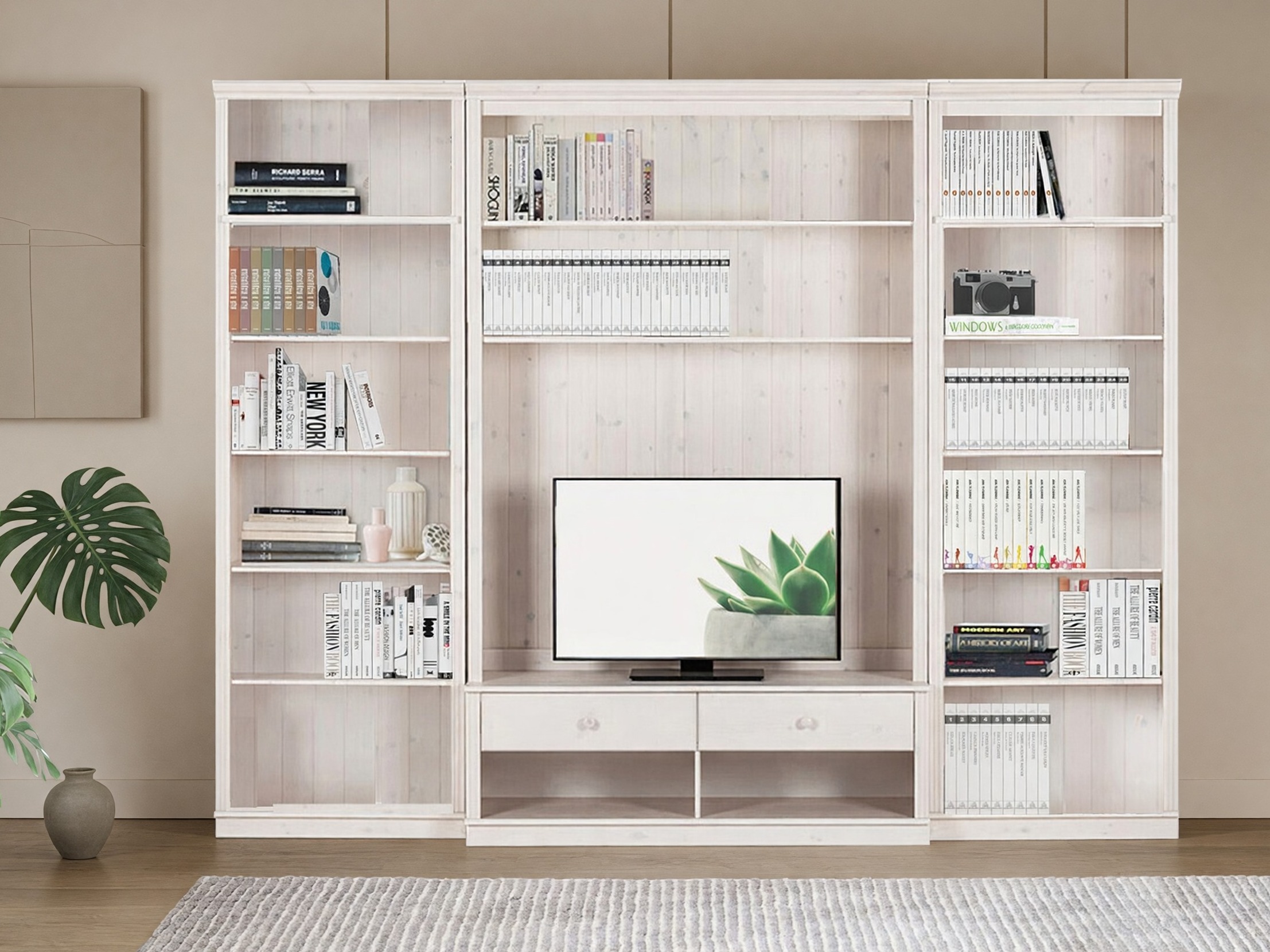 Wohnzimmer-Set Saltoro 127 (Weiss)